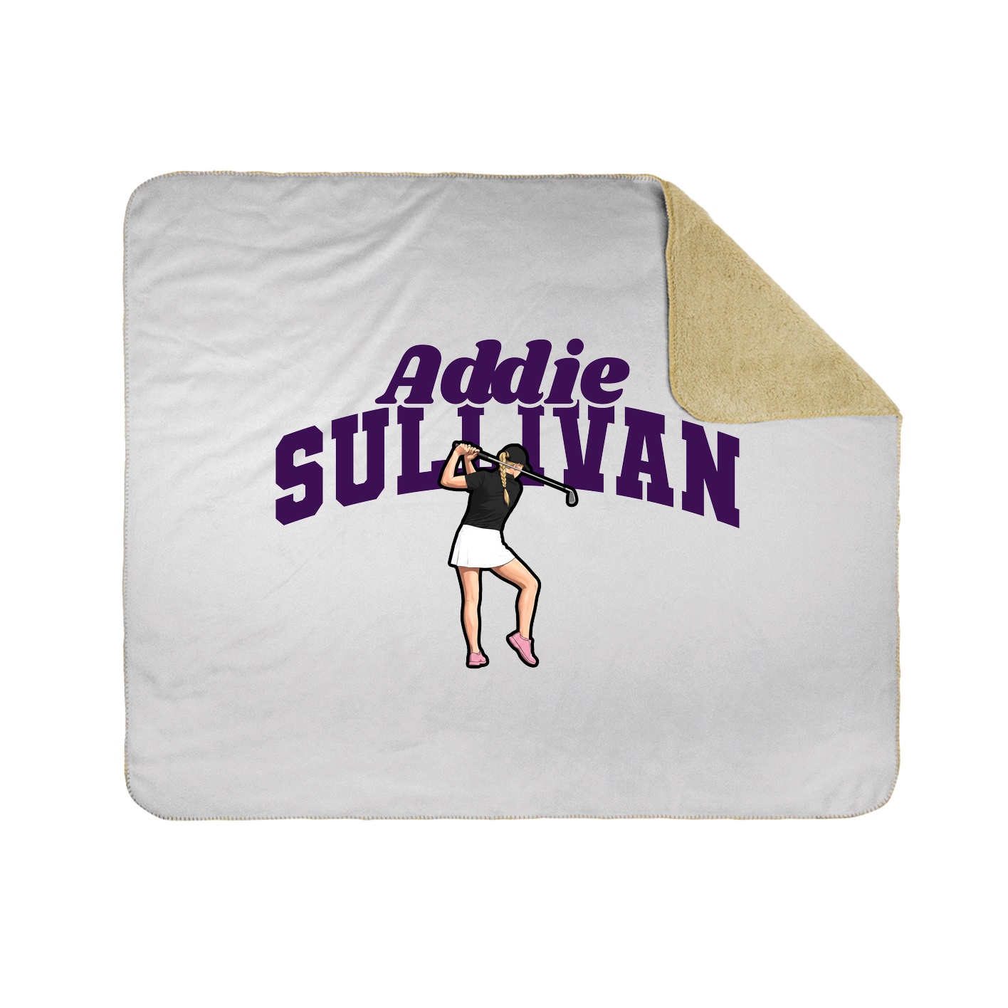 Throw Blanket — Signature Arch in White