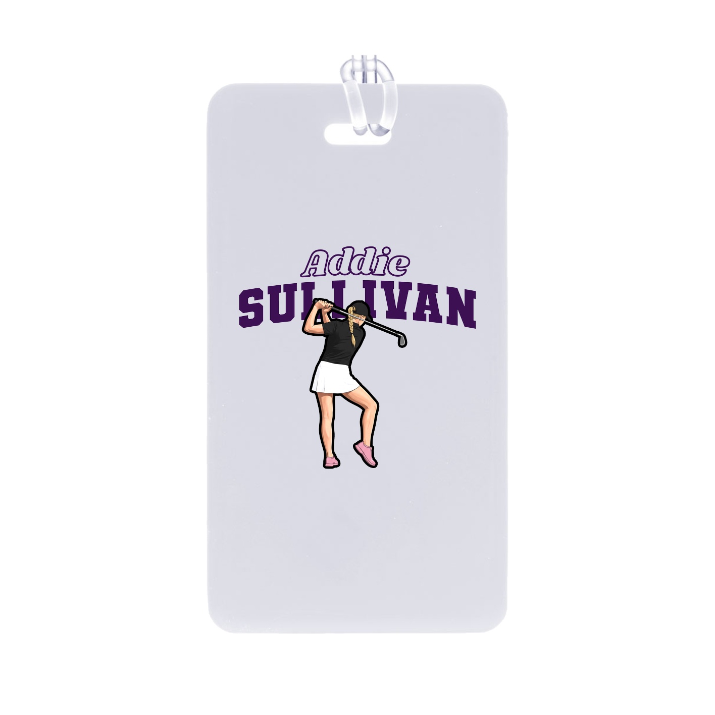 Bag Tag — Name Arch in Classic