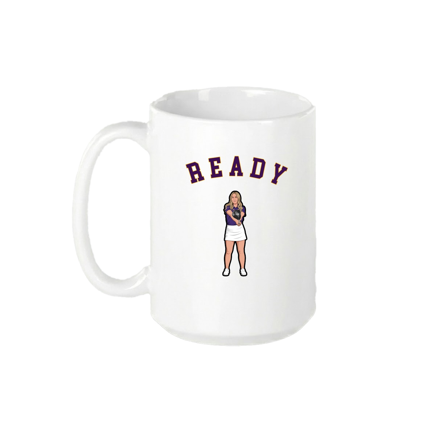 15oz Coffee Mug — Shirsey Arch in White