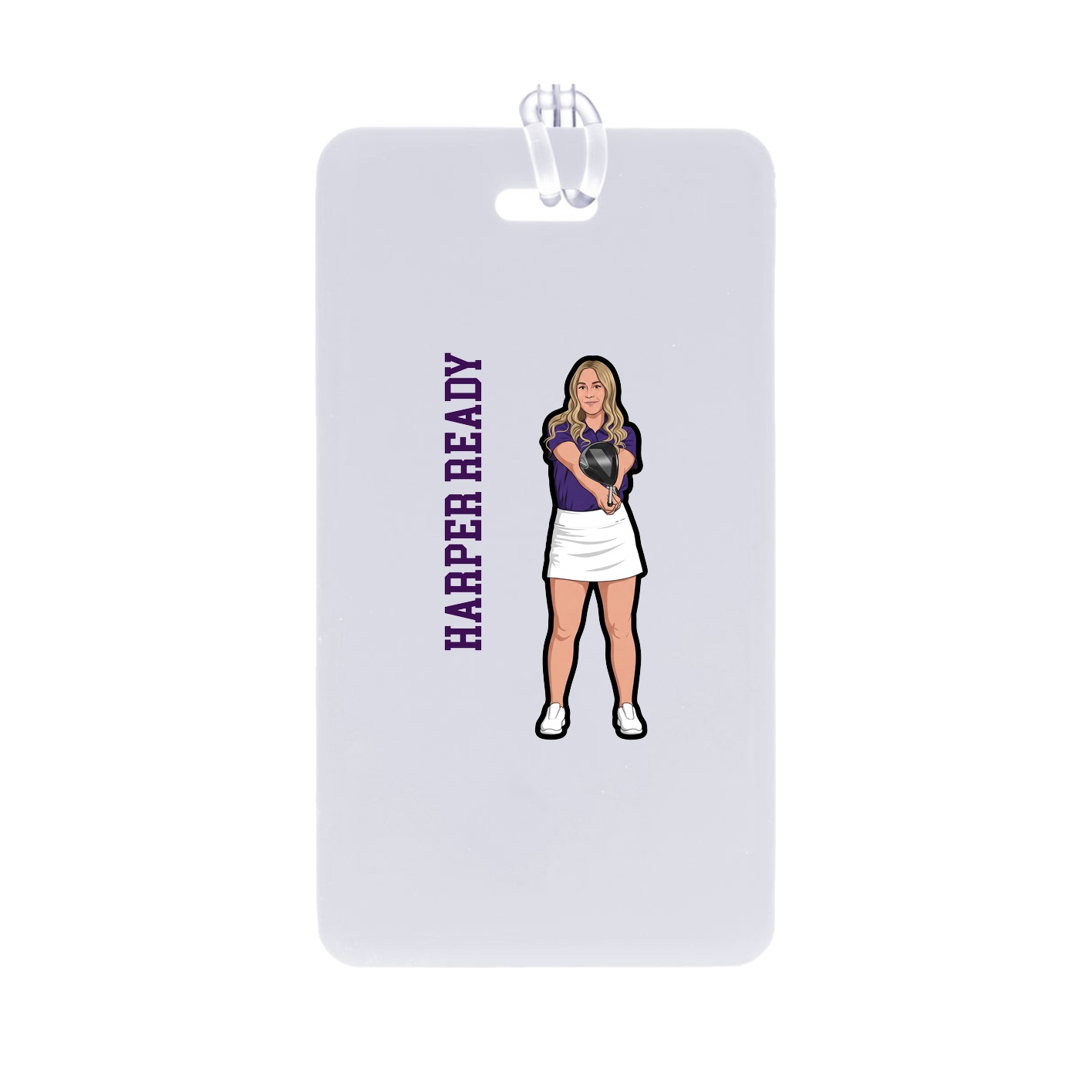 Bag Tag — Name Vertical in Classic