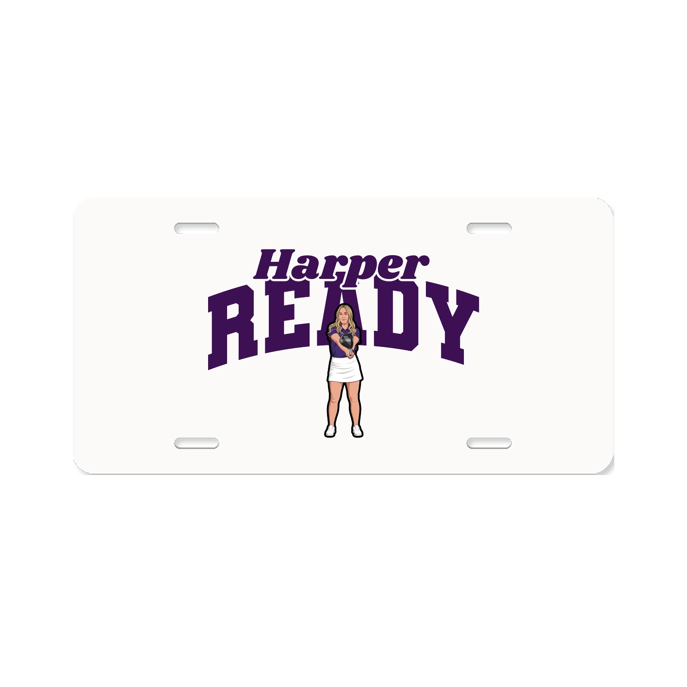 License Plate — Signature Arch in Classic