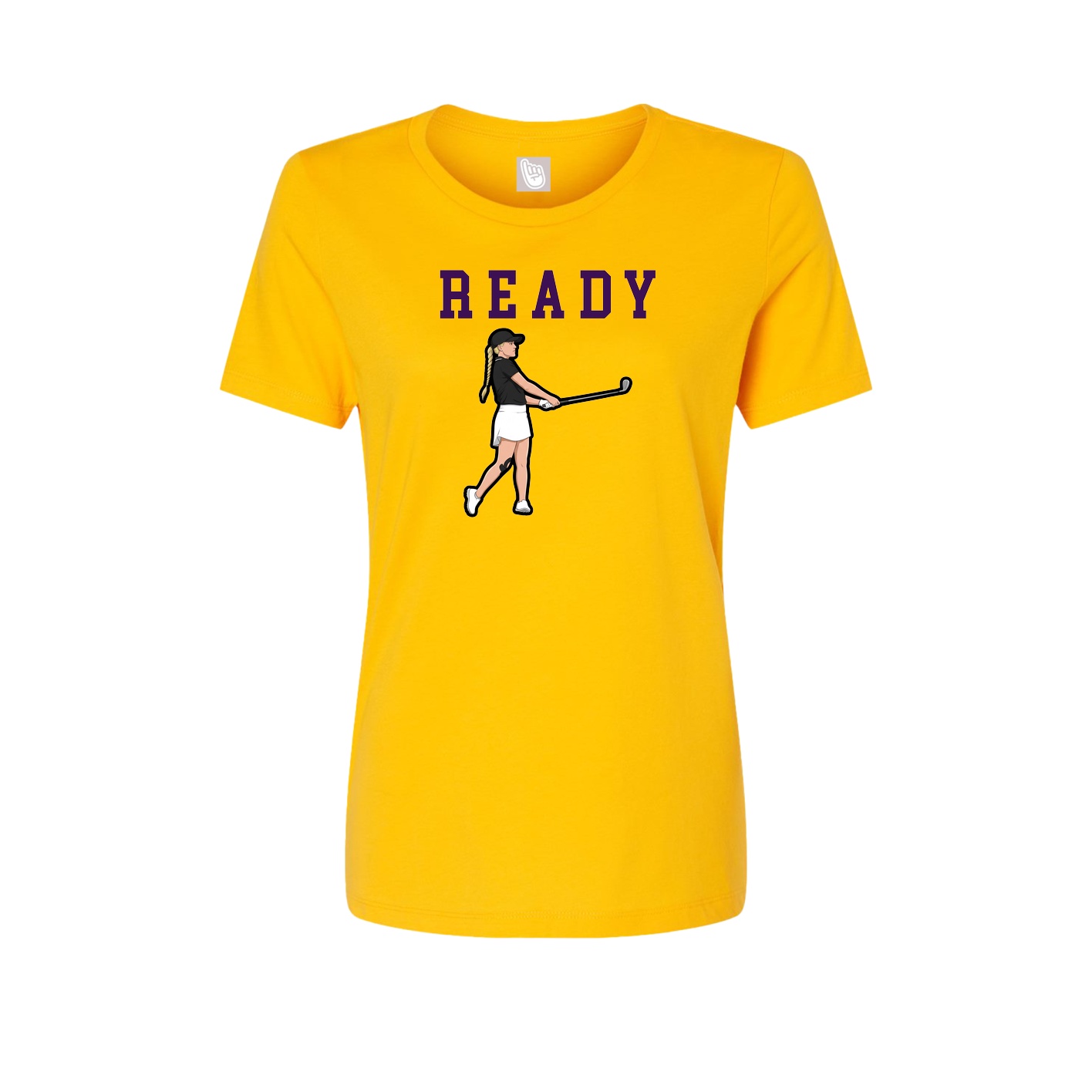 Fitted Women's Tee — Shirsey in Gold