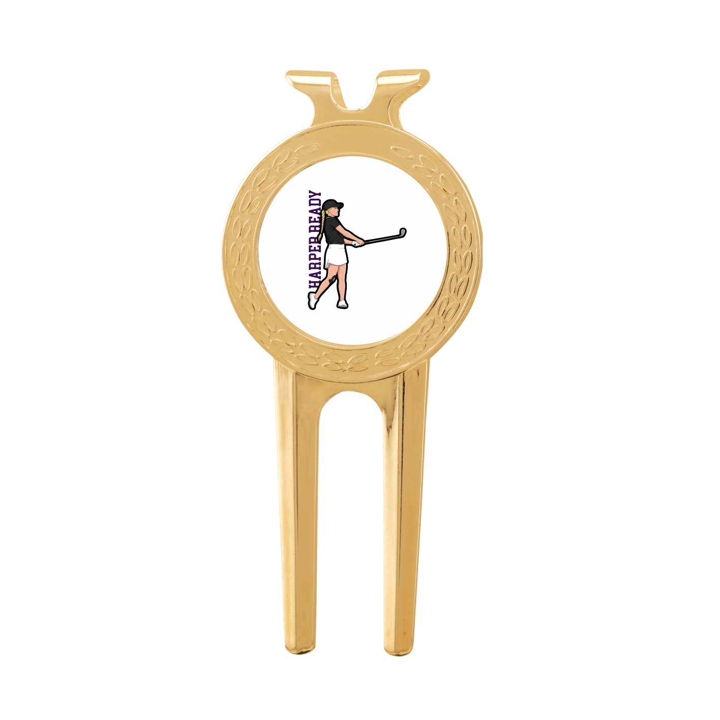 Divot Tool with Ball Marker — Name Vertical in Classic