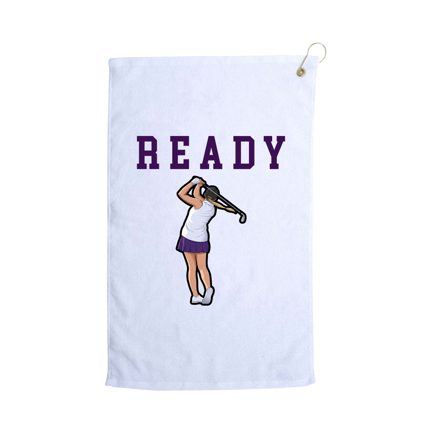 Golf Towel — Shirsey in White