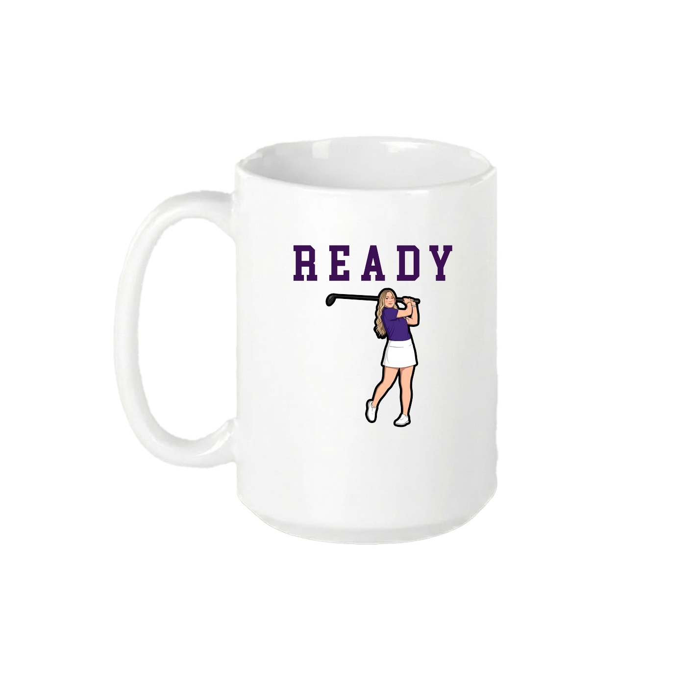 15oz Coffee Mug — Shirsey in White