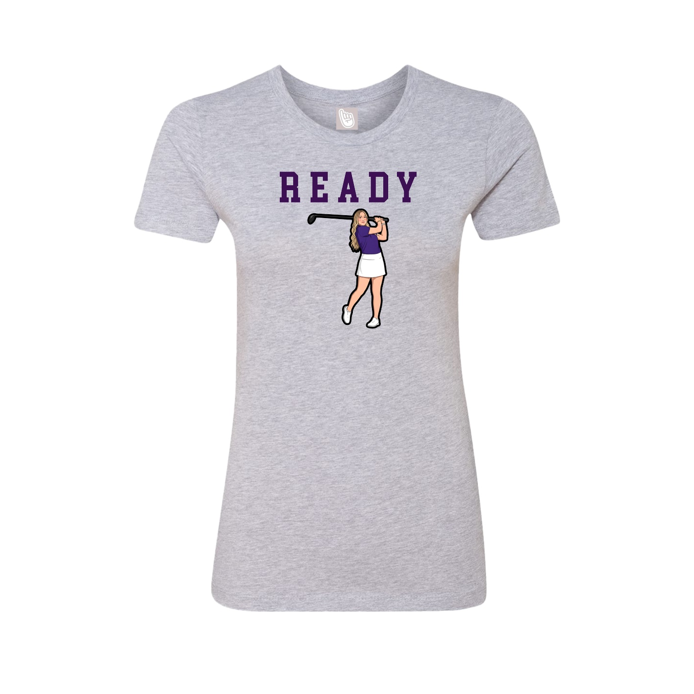 Fitted Women's Tee — Shirsey in Grey
