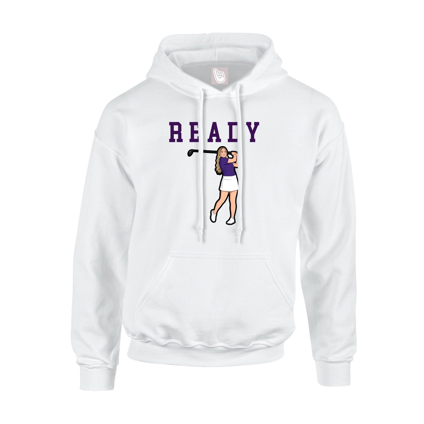 Hoodie — Shirsey in White