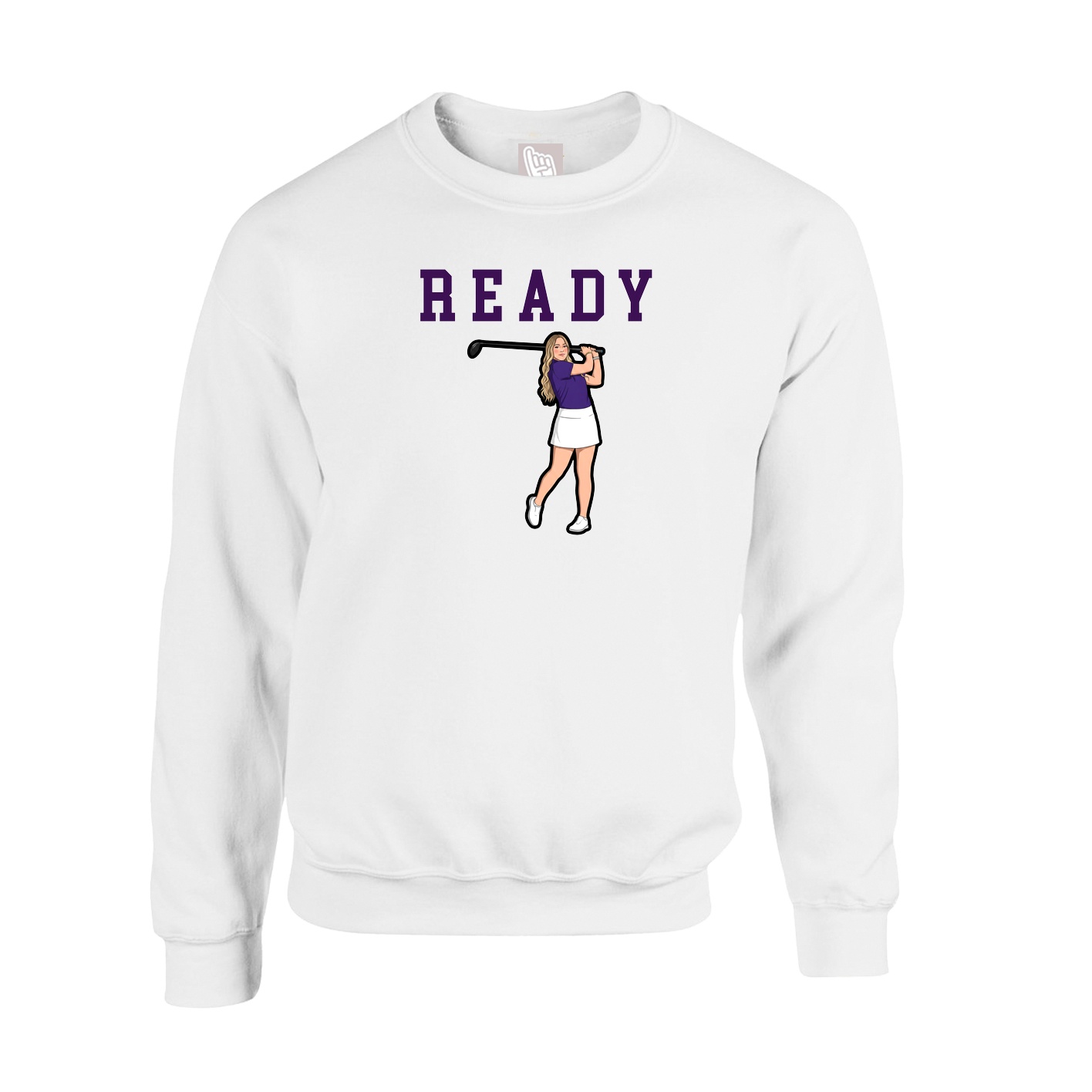 Fleece Crew — Shirsey in White