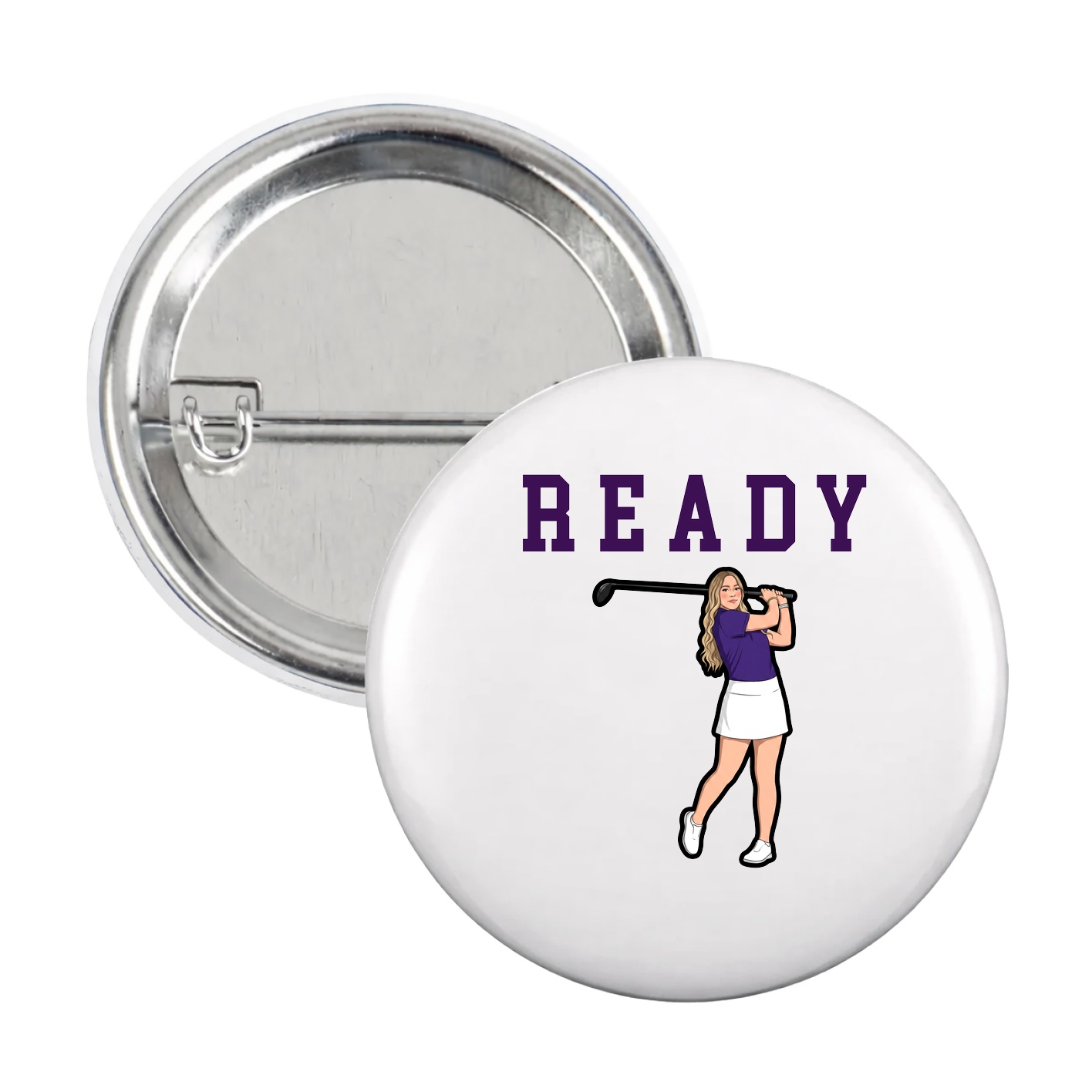 Game Day Button — Shirsey in White