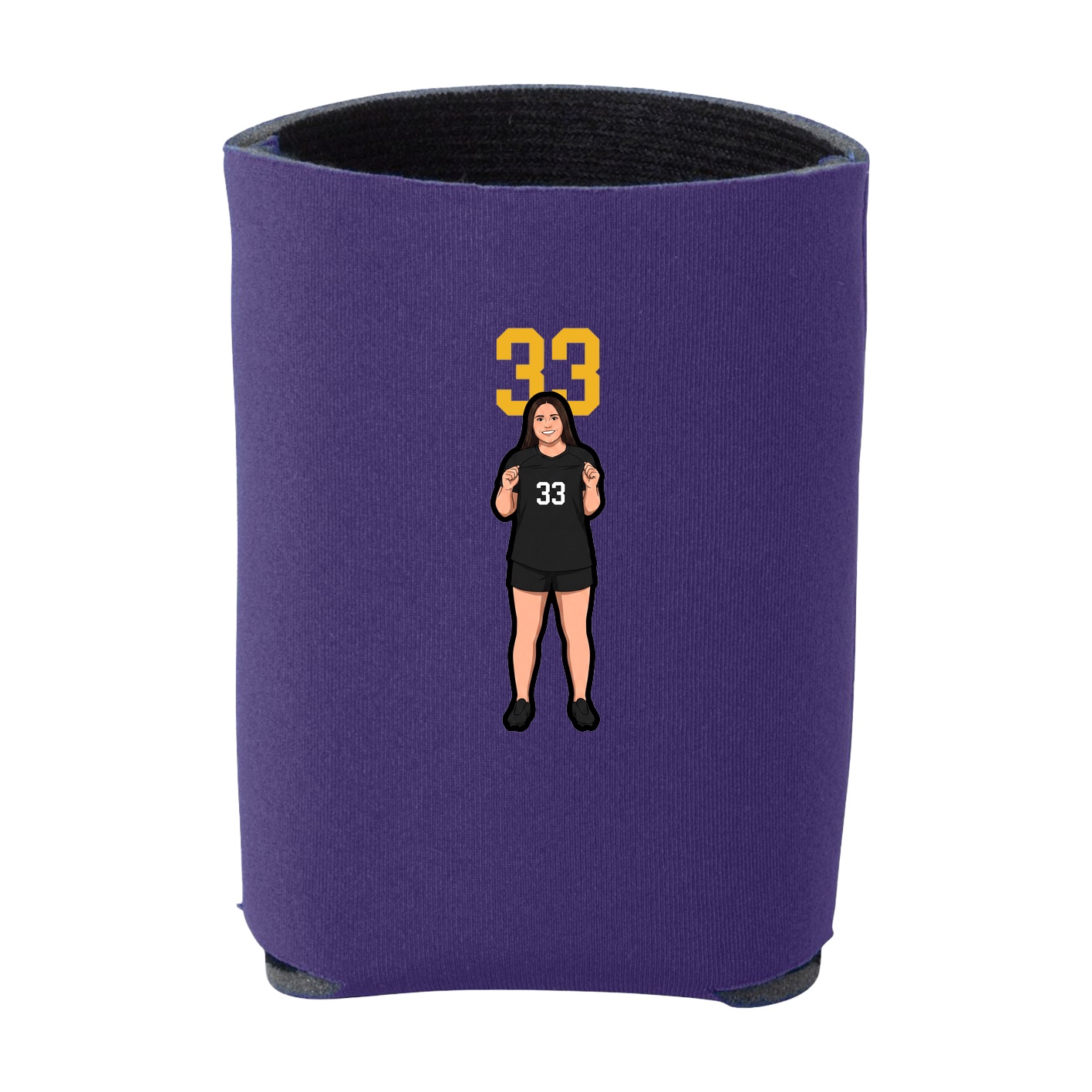 Can Holder — Number Top in Purple