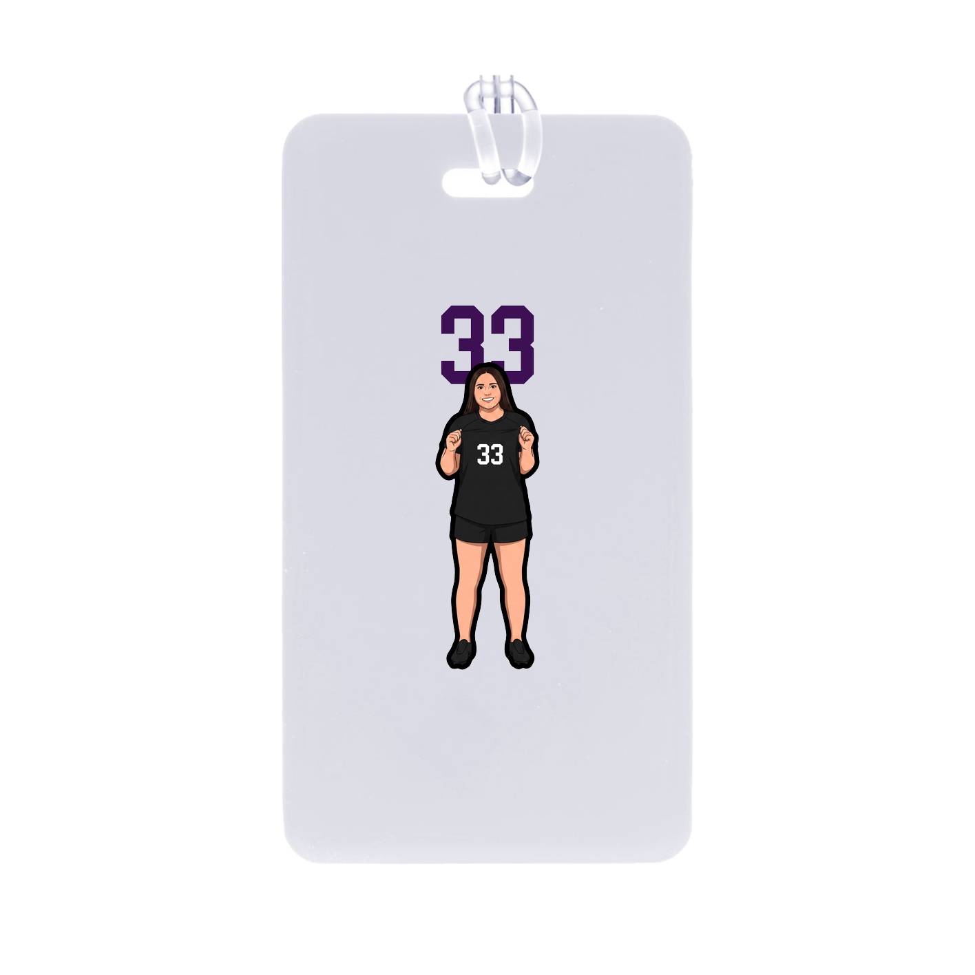 Bag Tag — Number Top in Classic
