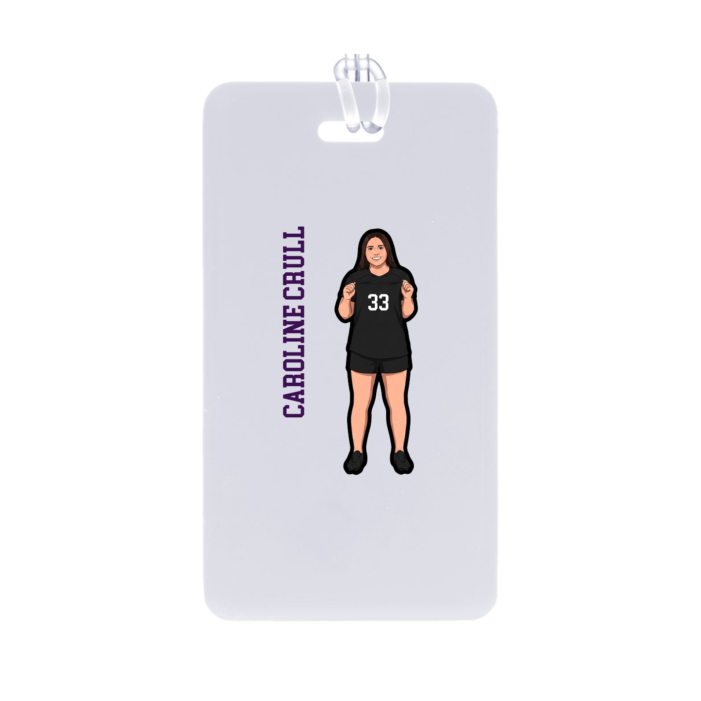 Bag Tag — Name Vertical in Classic