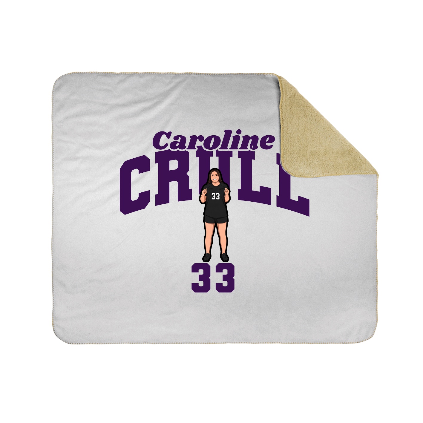 Throw Blanket — Signature Arch in White