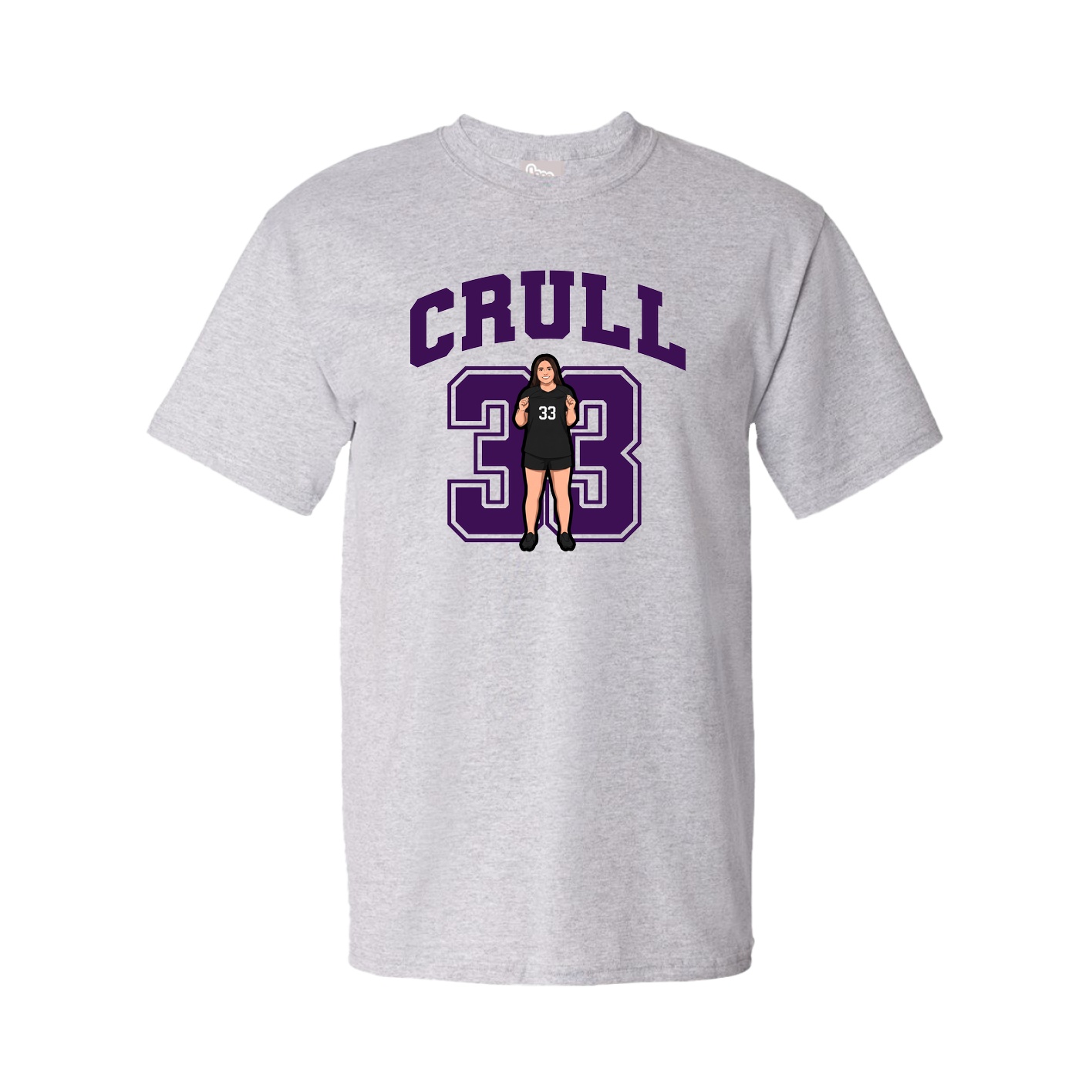 Tee — Number in Grey