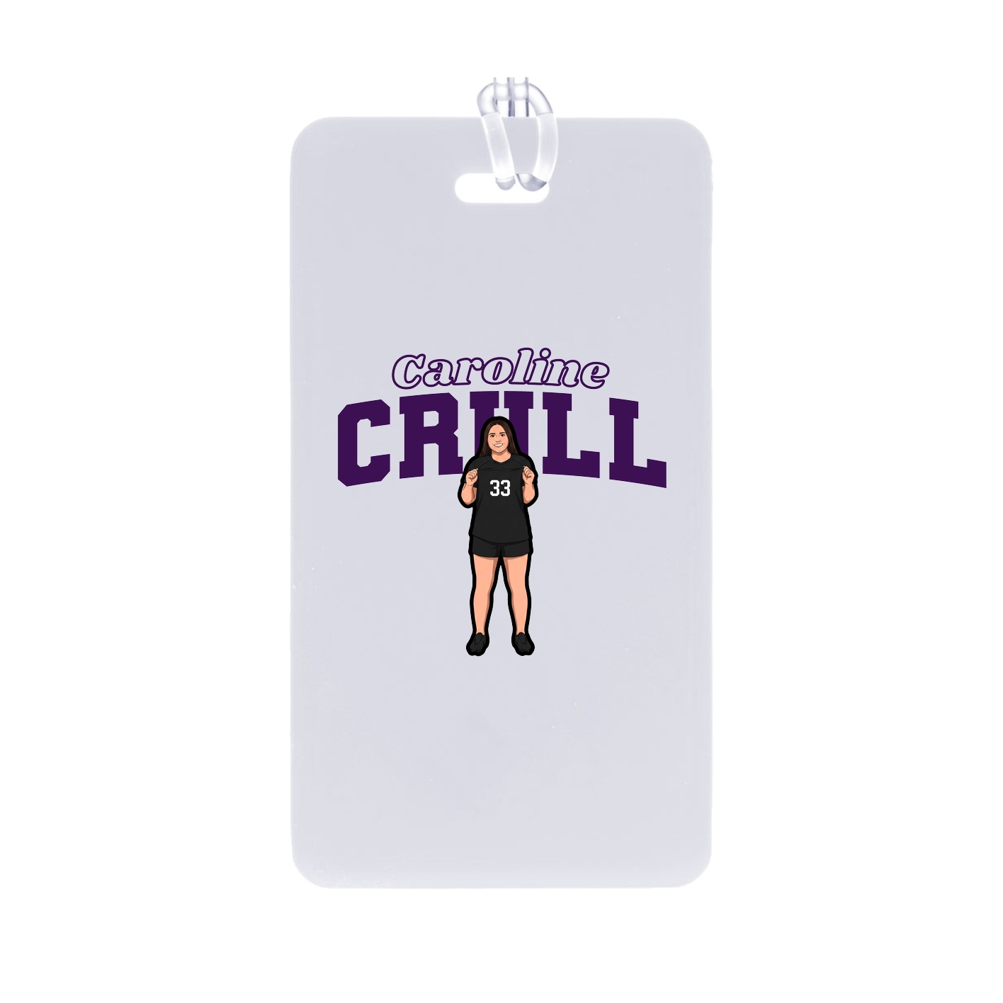 Bag Tag — Name Arch in Classic