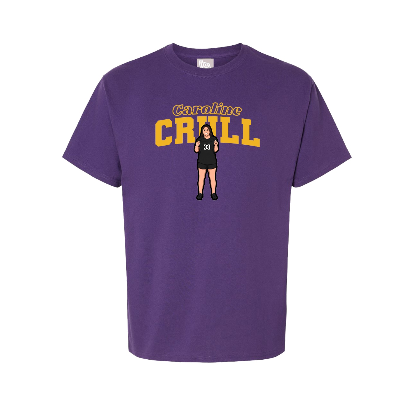 Tee — Name Arch in Purple
