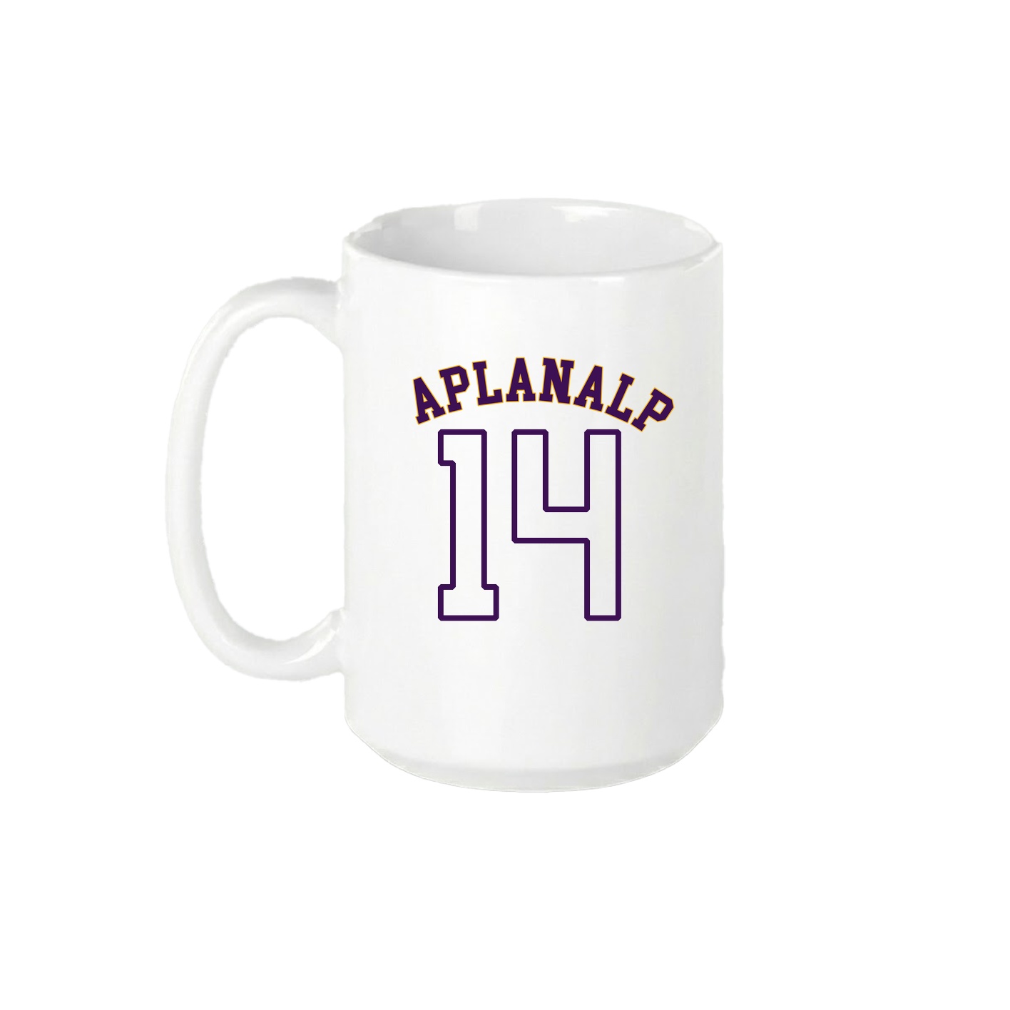15oz Coffee Mug — Shirsey Arch in White