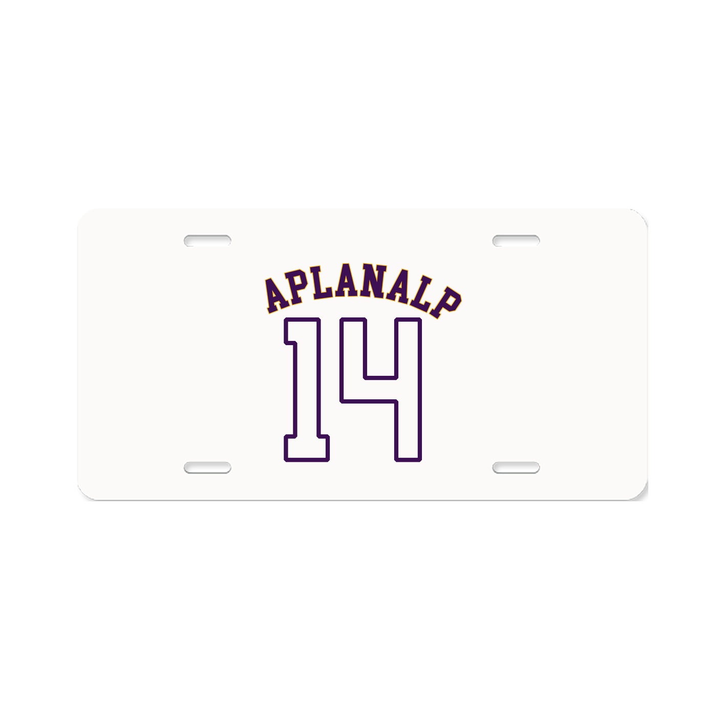 License Plate — Shirsey Arch in Classic