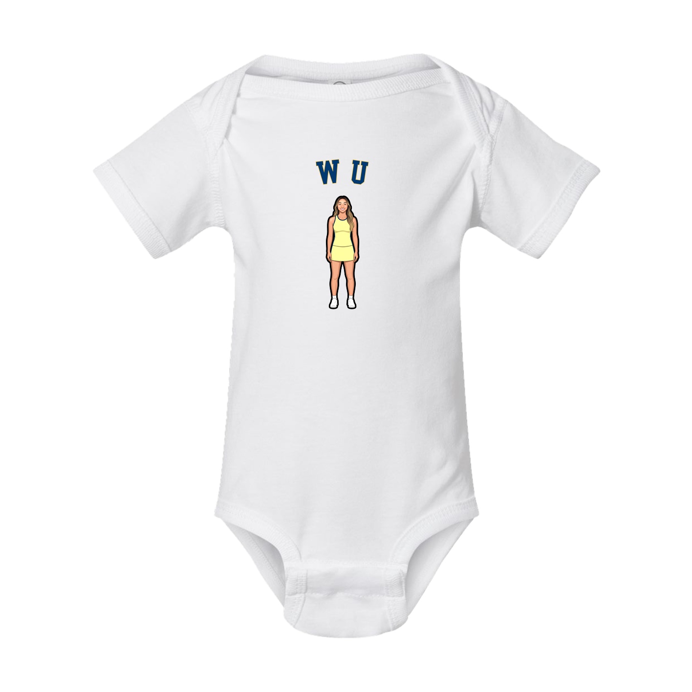 Baby Onesie — Shirsey Arch in White