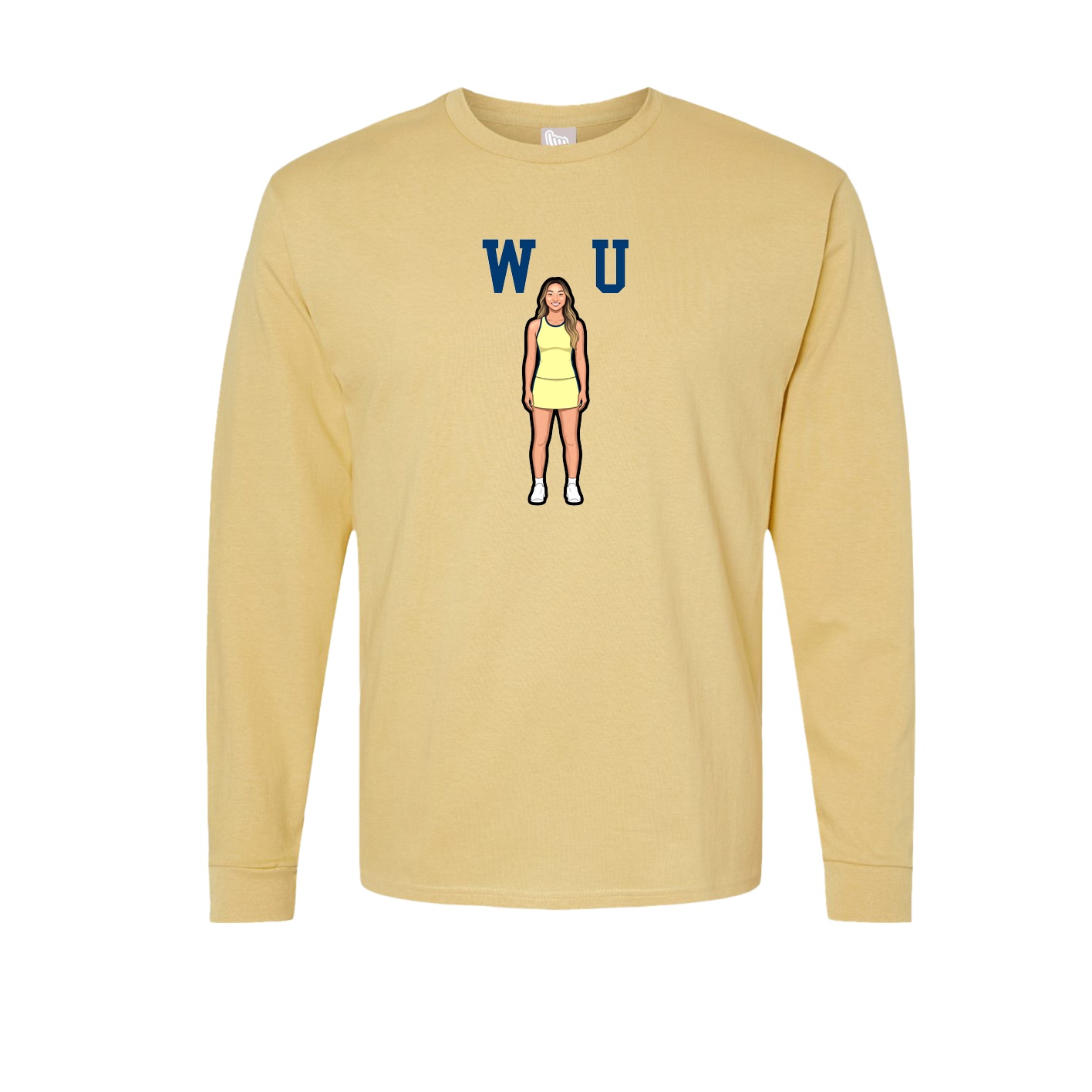 Long Sleeve Tee — Shirsey in Vegas Gold