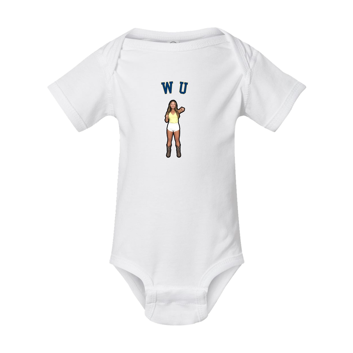 Baby Onesie — Shirsey Arch in White