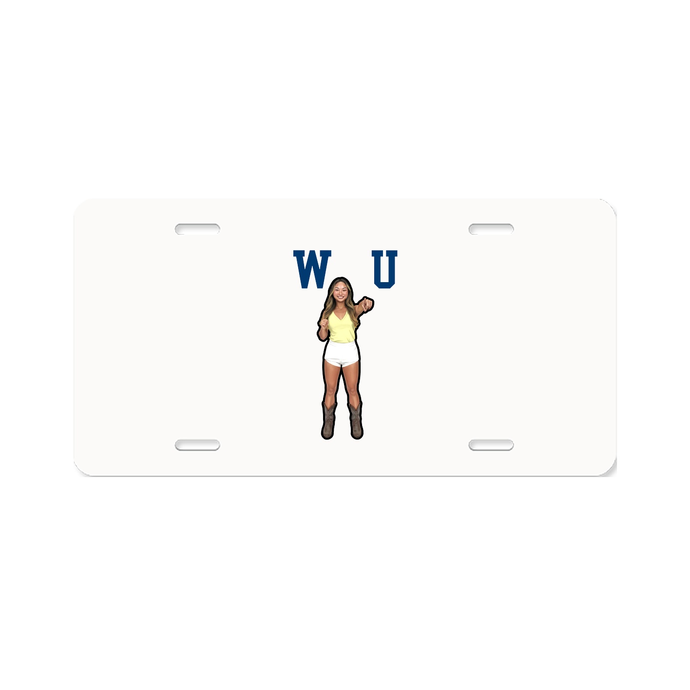 License Plate — Shirsey in Classic
