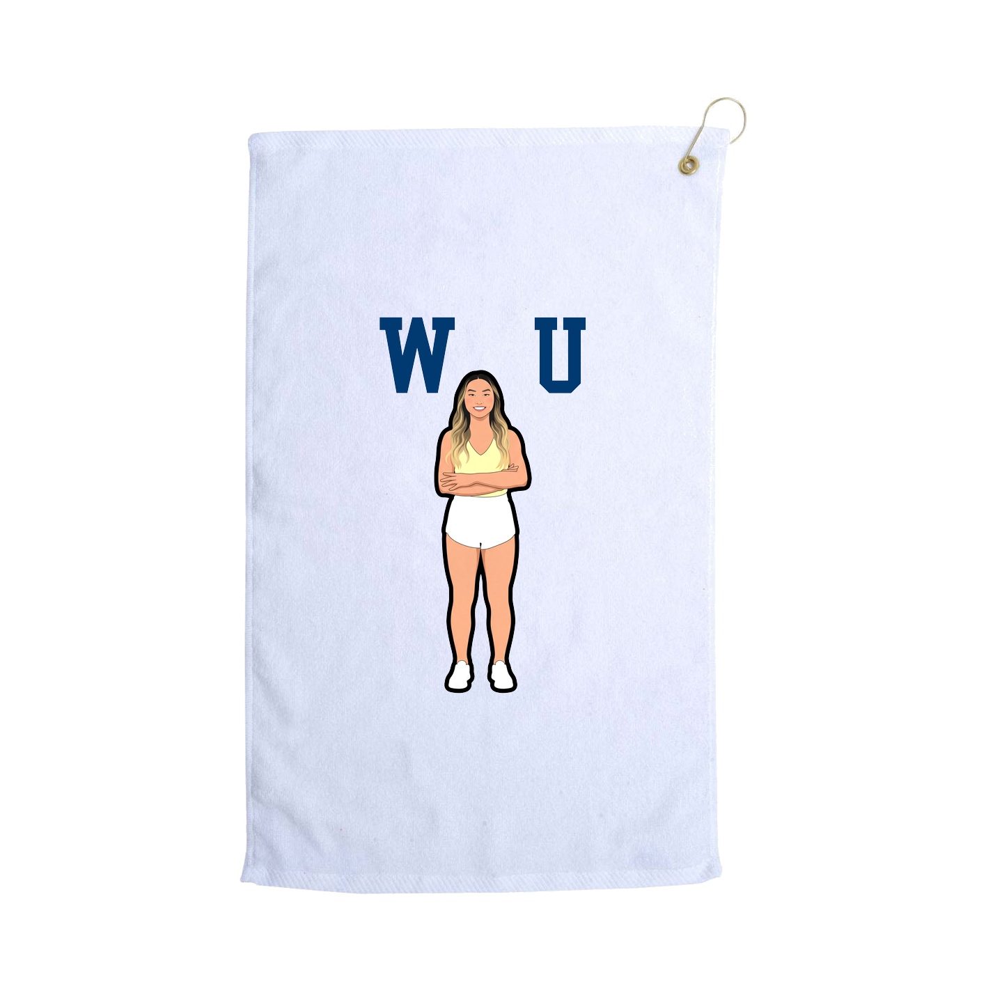 Golf Towel — Shirsey in White