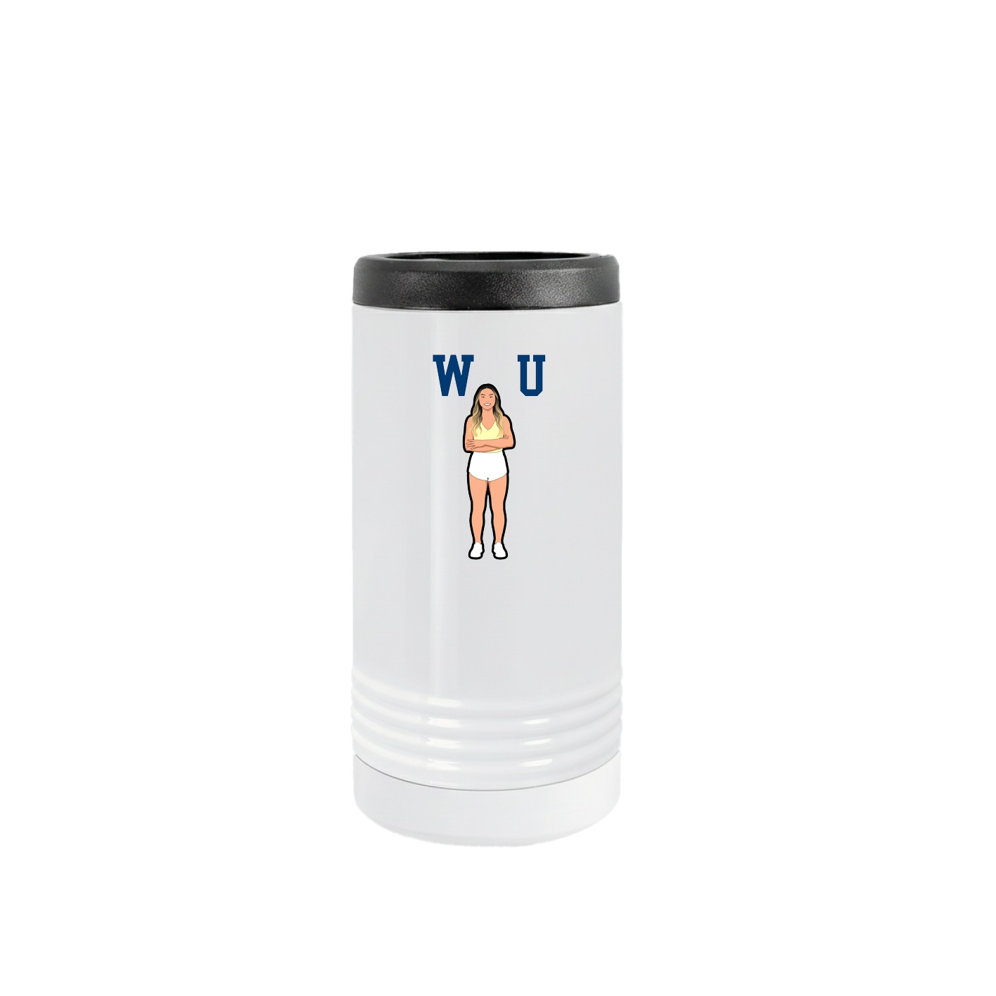 Slim Beverage Holder — Shirsey in White