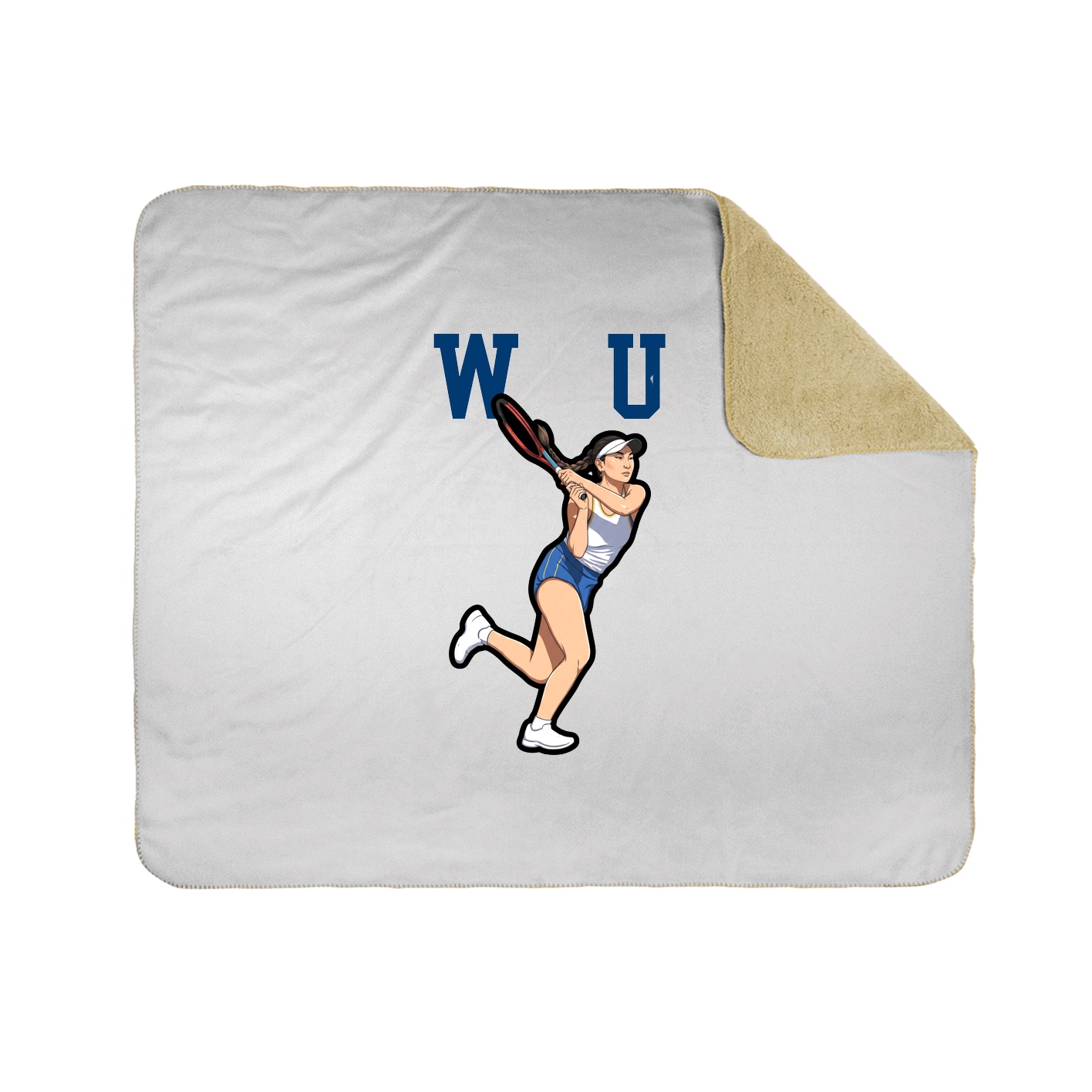 Throw Blanket — Shirsey in White