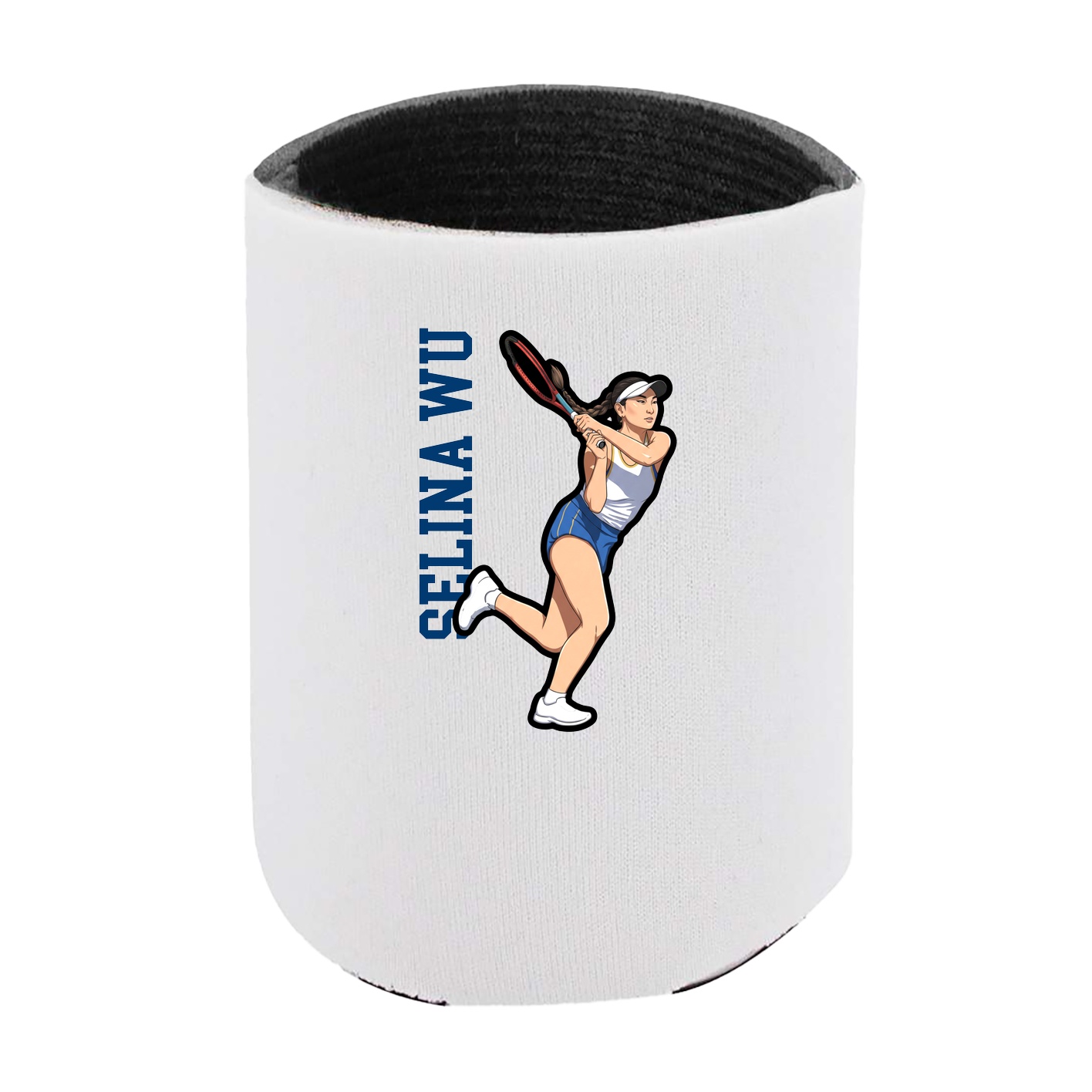 Can Holder — Name Vertical in White