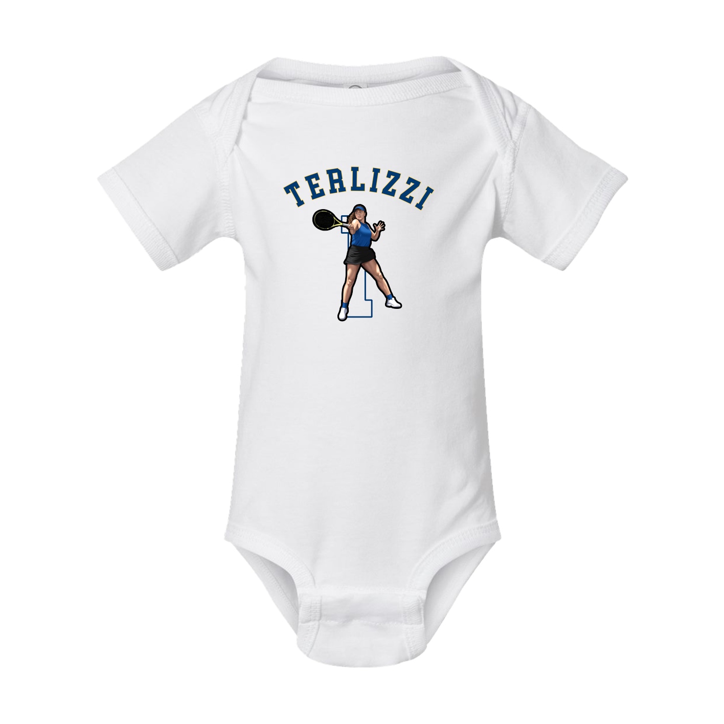 Baby Onesie — Shirsey Arch in White