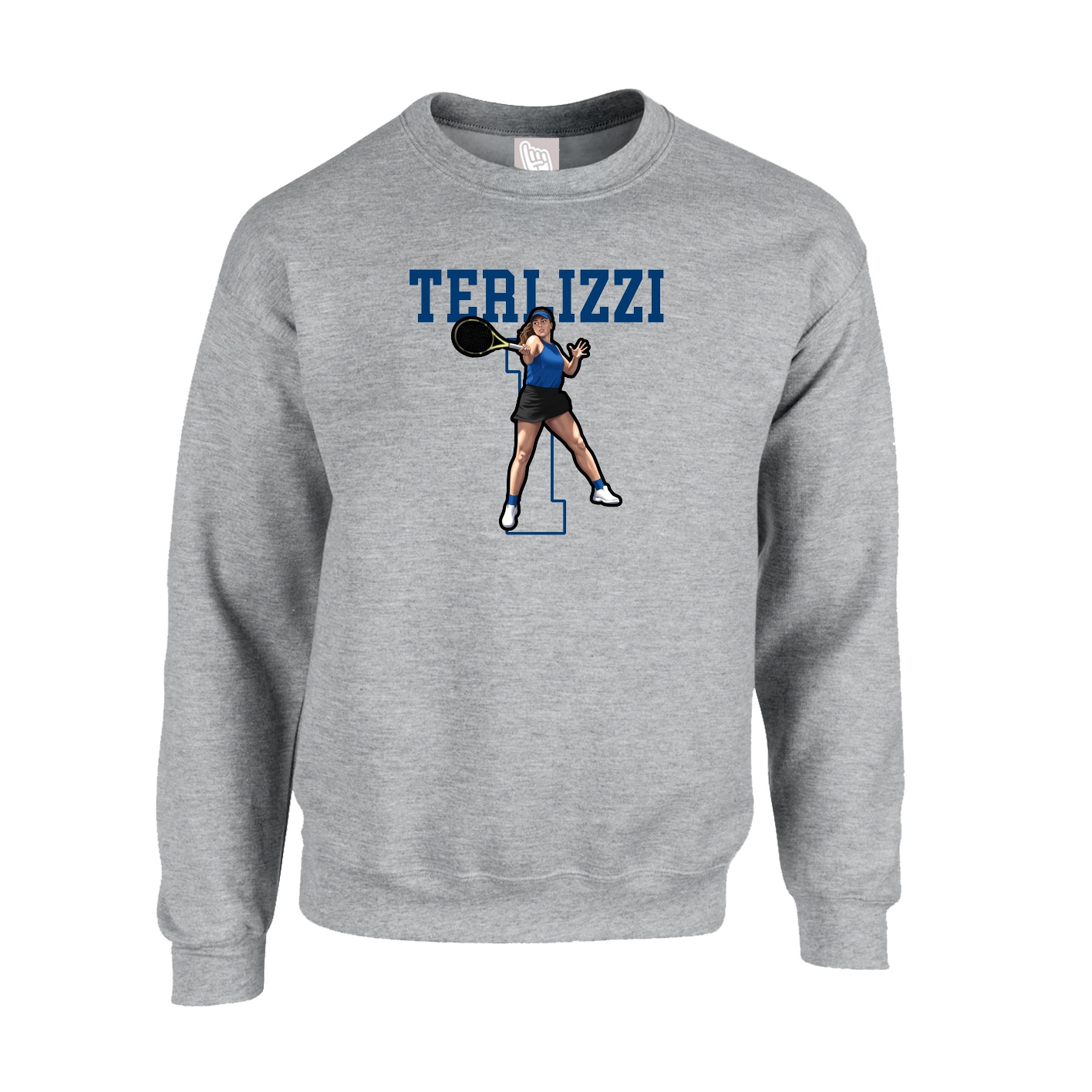 Fleece Crew — Shirsey in Grey