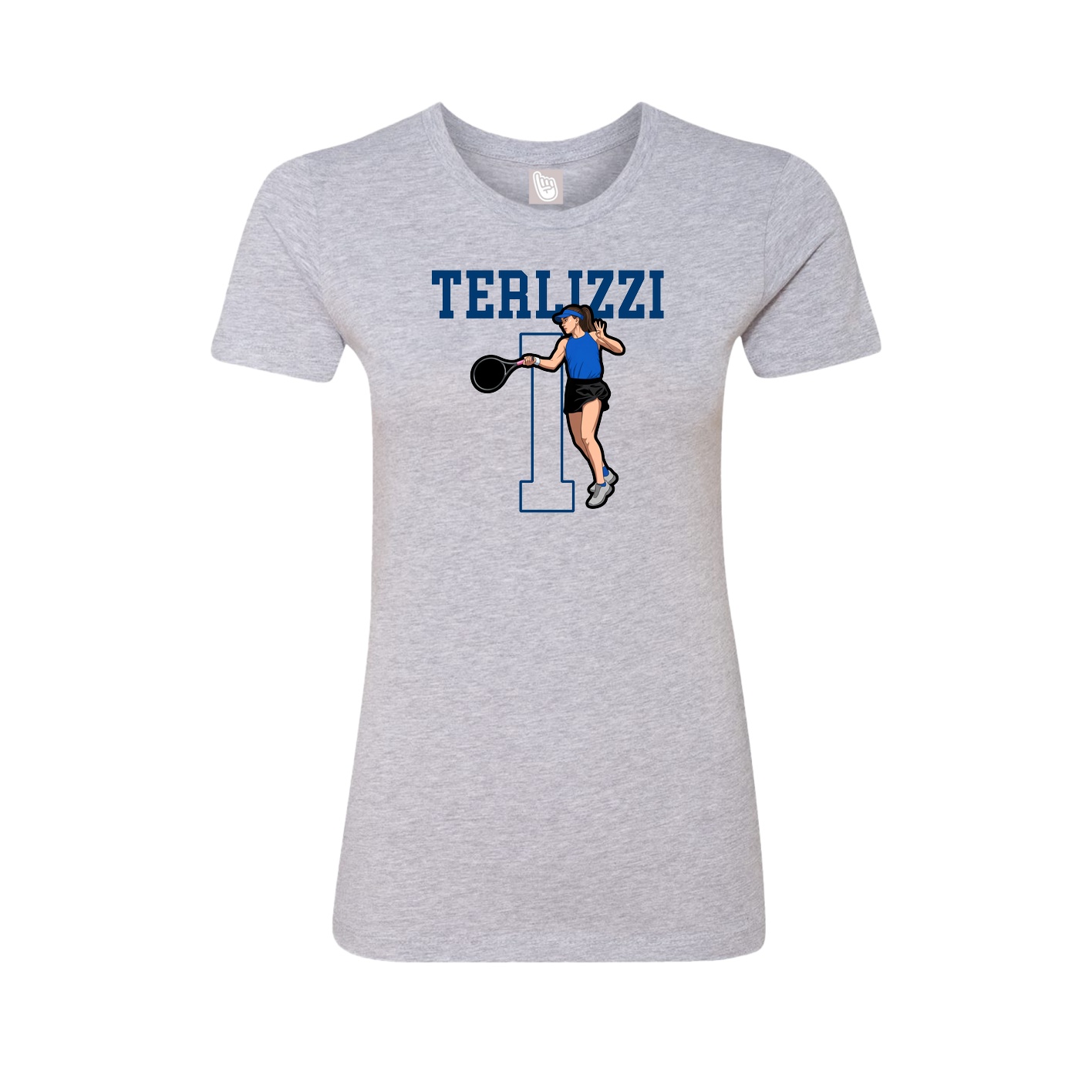 Fitted Women's Tee — Shirsey in Grey