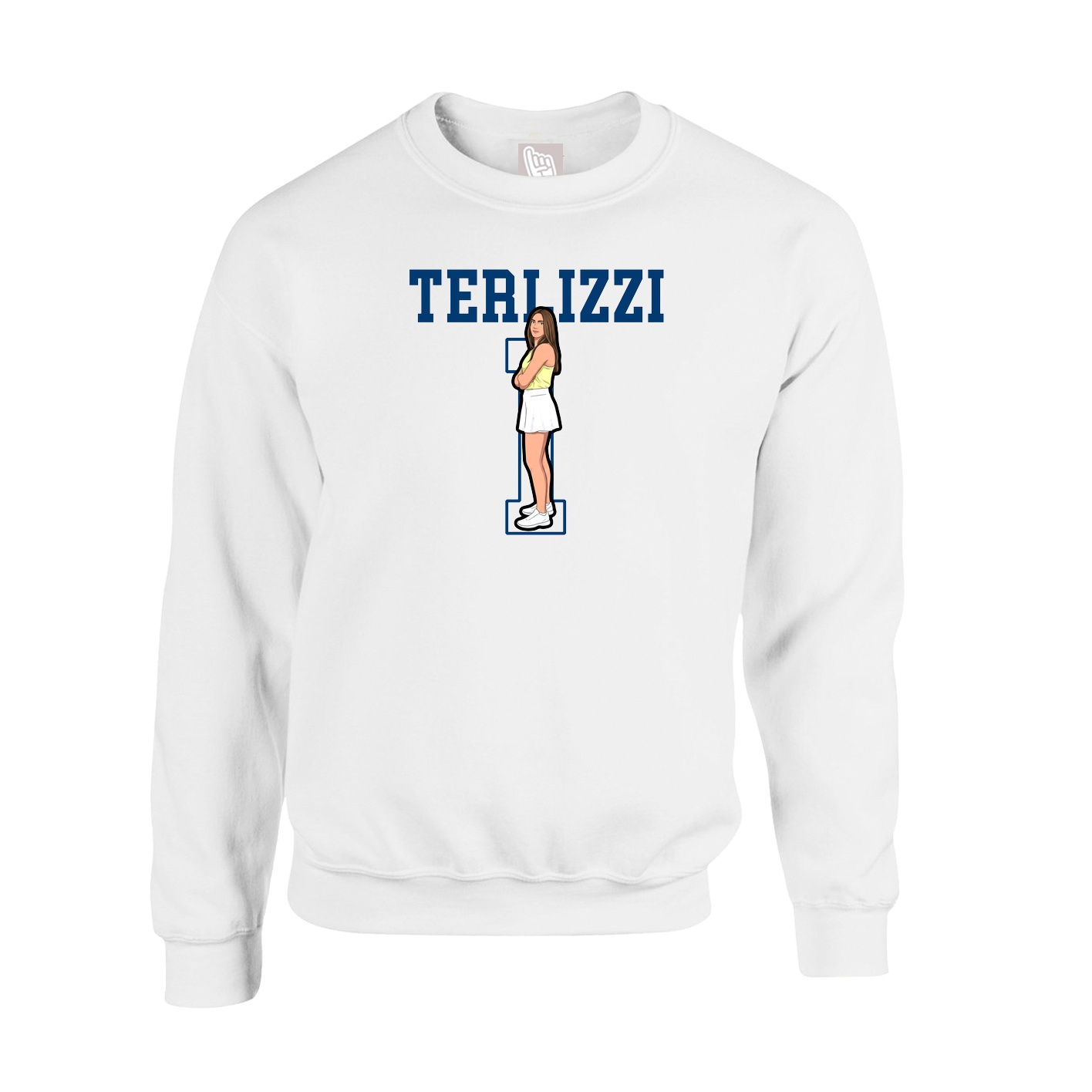 Fleece Crew — Shirsey in White