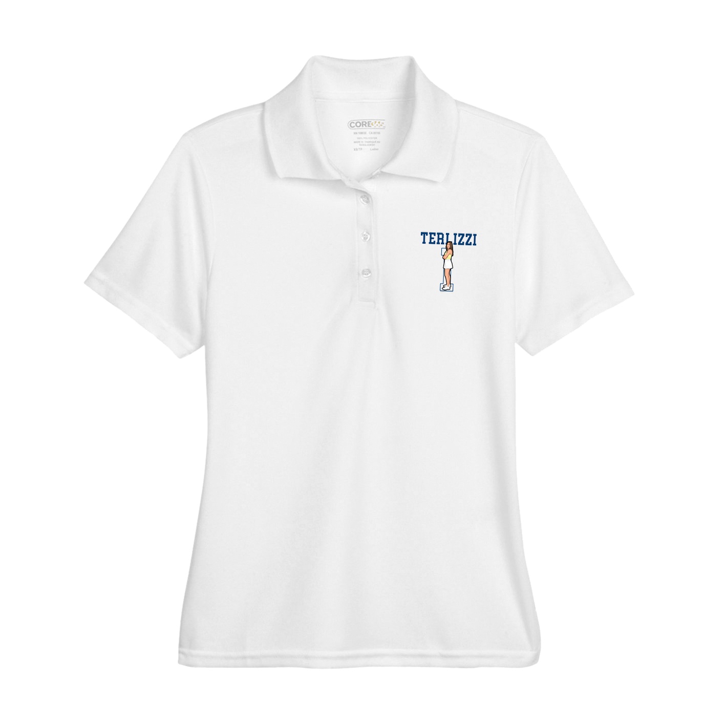 Womens Performance Polo — Shirsey in White