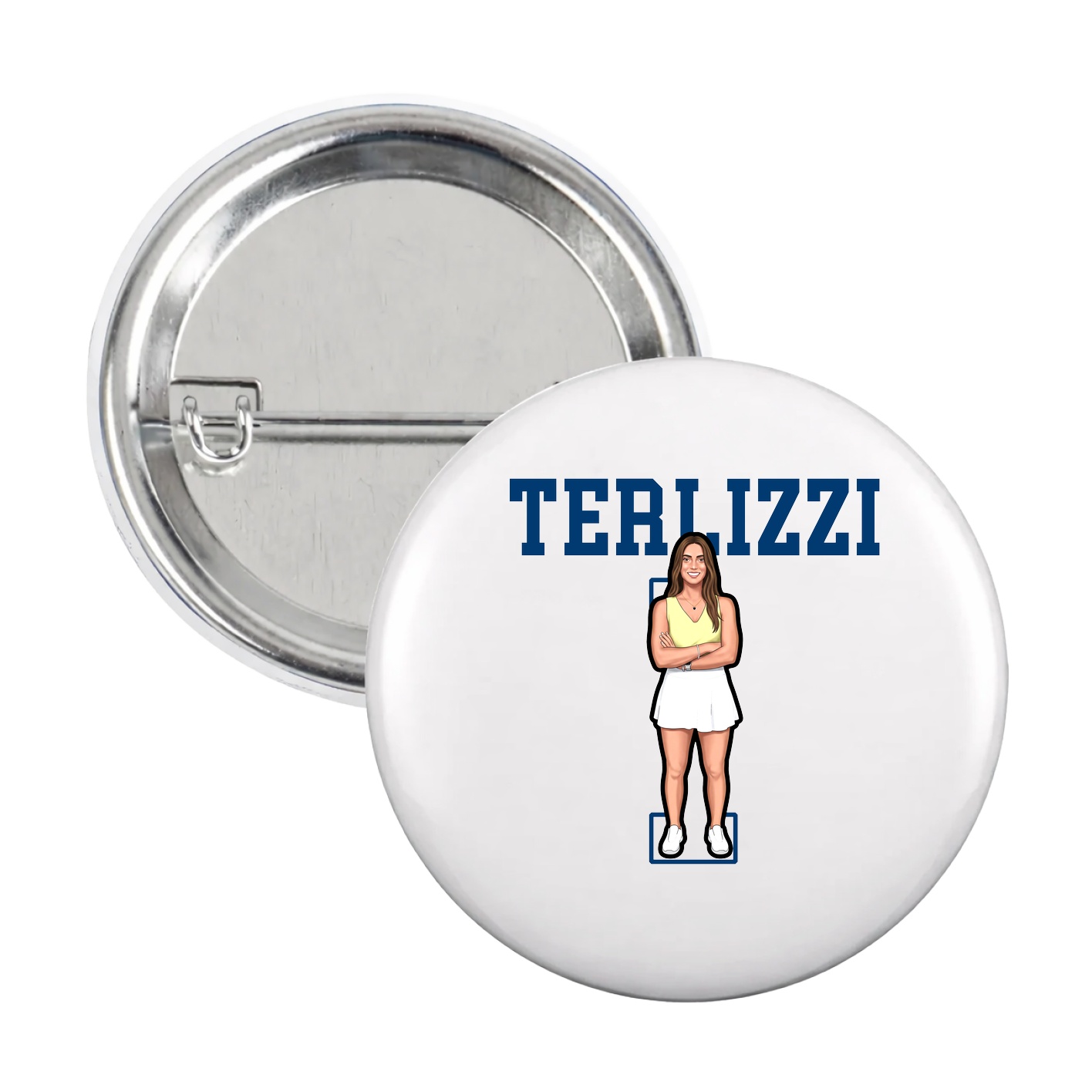 Game Day Button — Shirsey in White