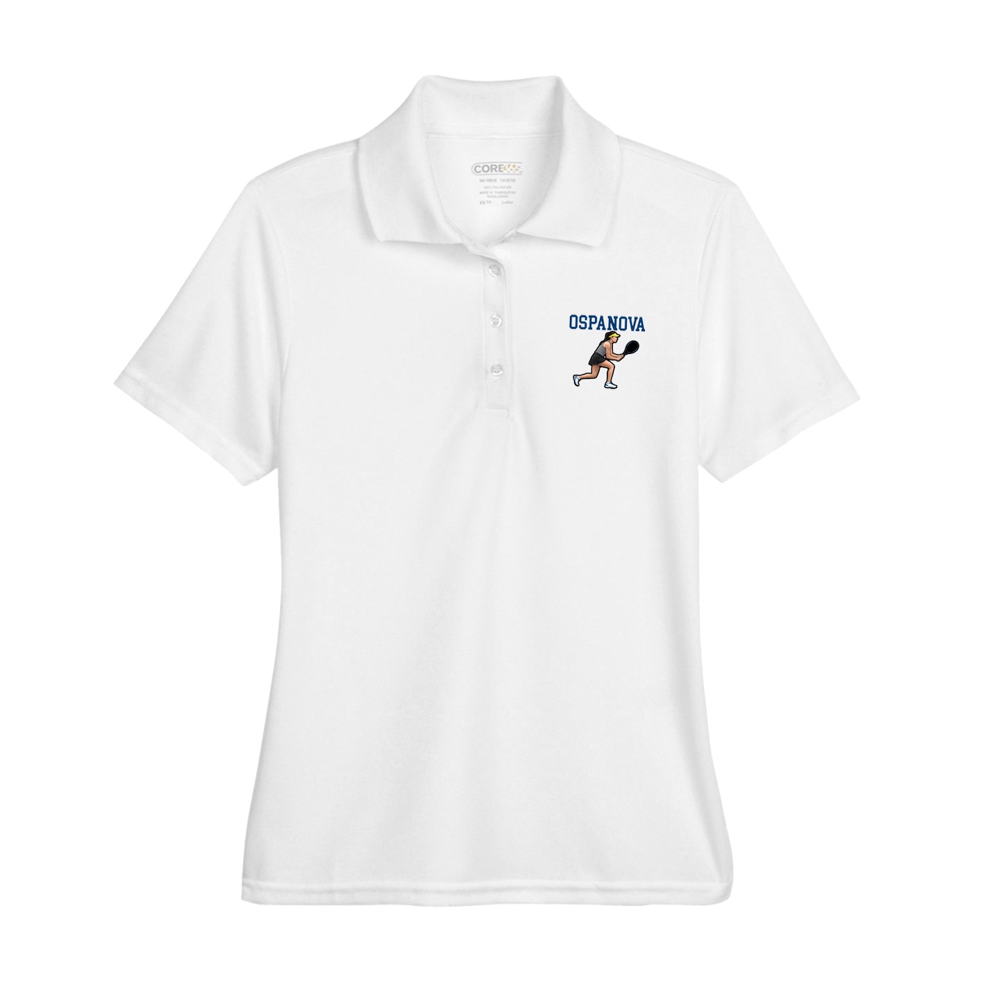 Womens Performance Polo — Shirsey in White