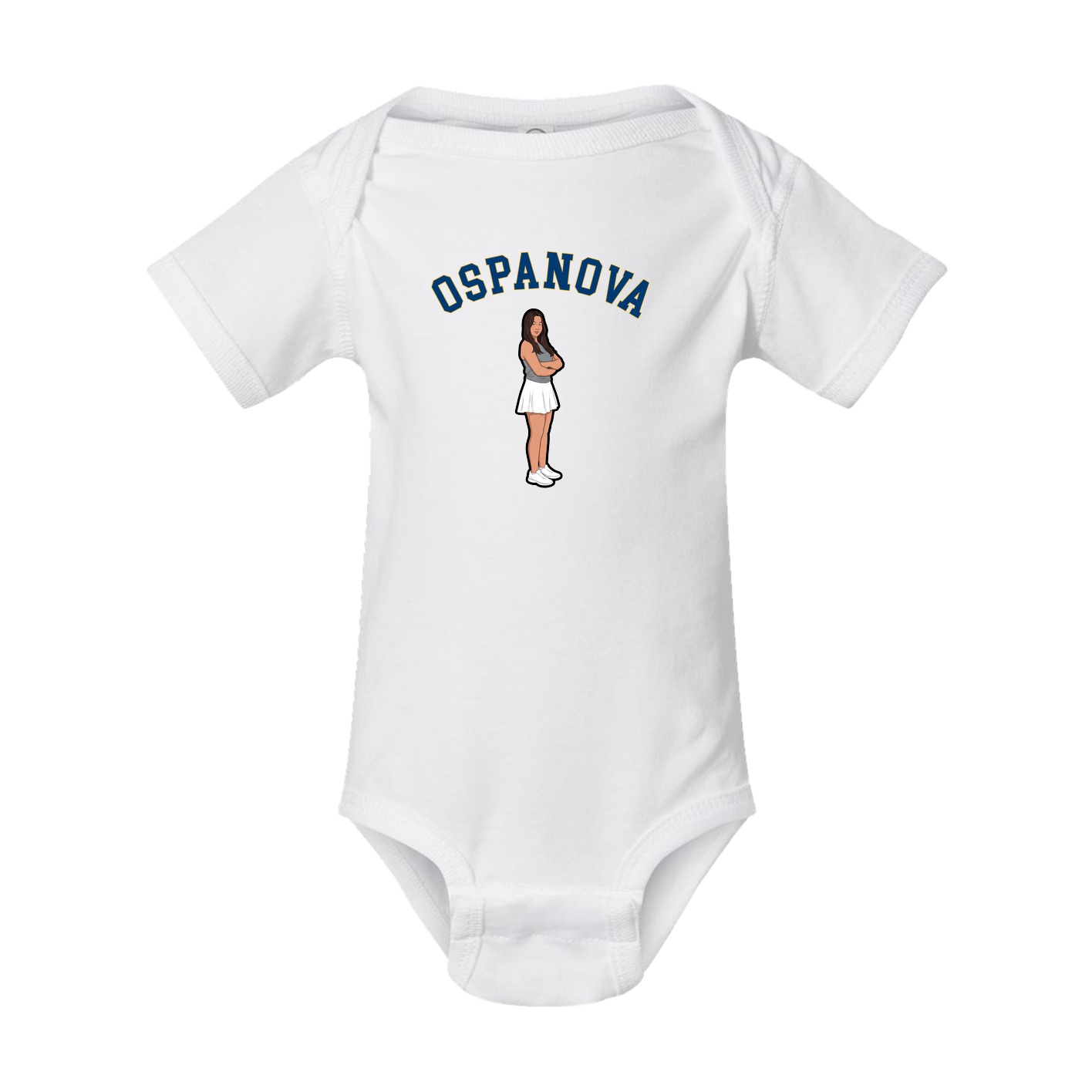 Baby Onesie — Shirsey Arch in White