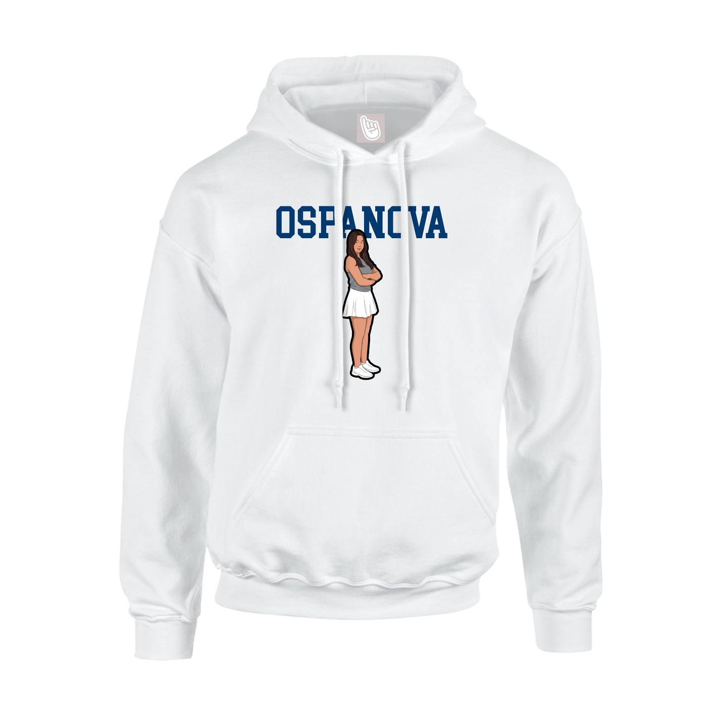 Hoodie — Shirsey in White