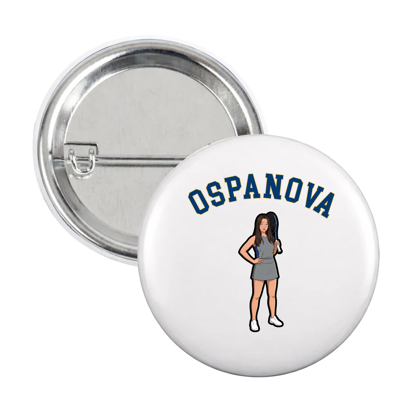 Game Day Button — Shirsey Arch in White