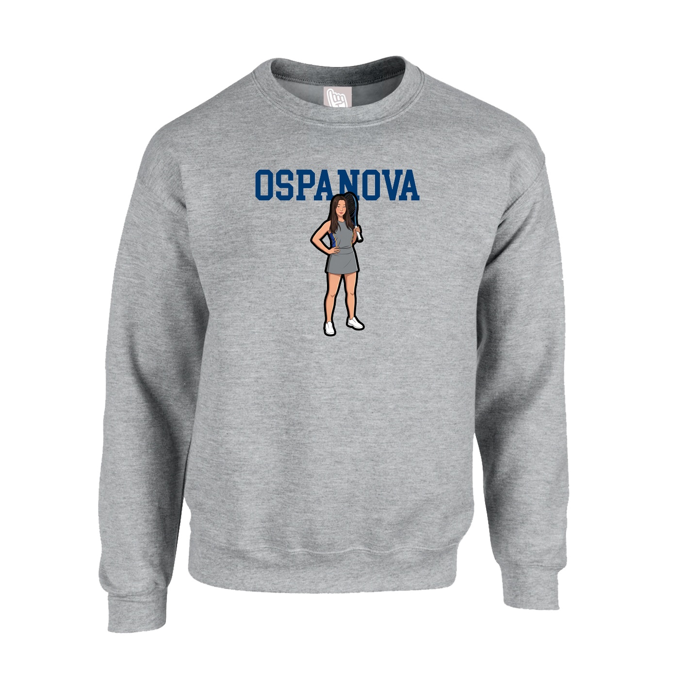 Fleece Crew — Shirsey in Grey