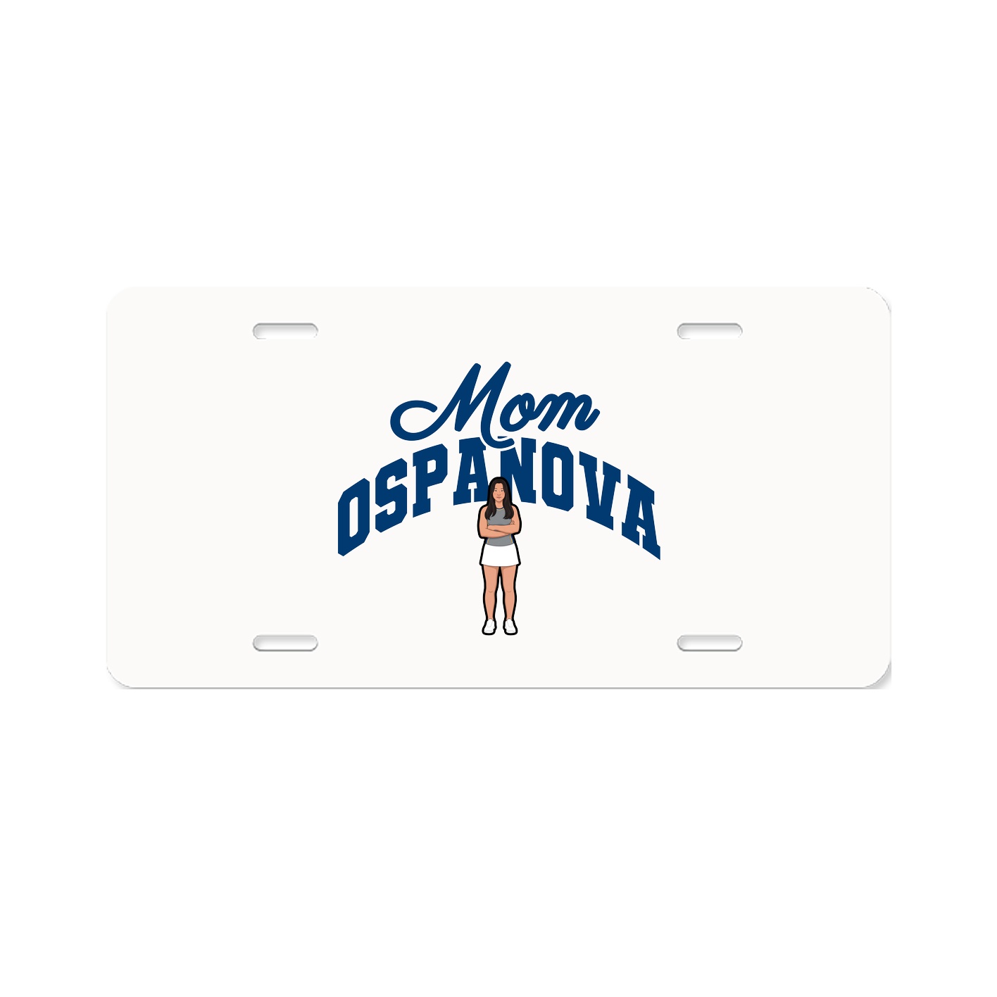 License Plate — Mothers Day Arch in Classic