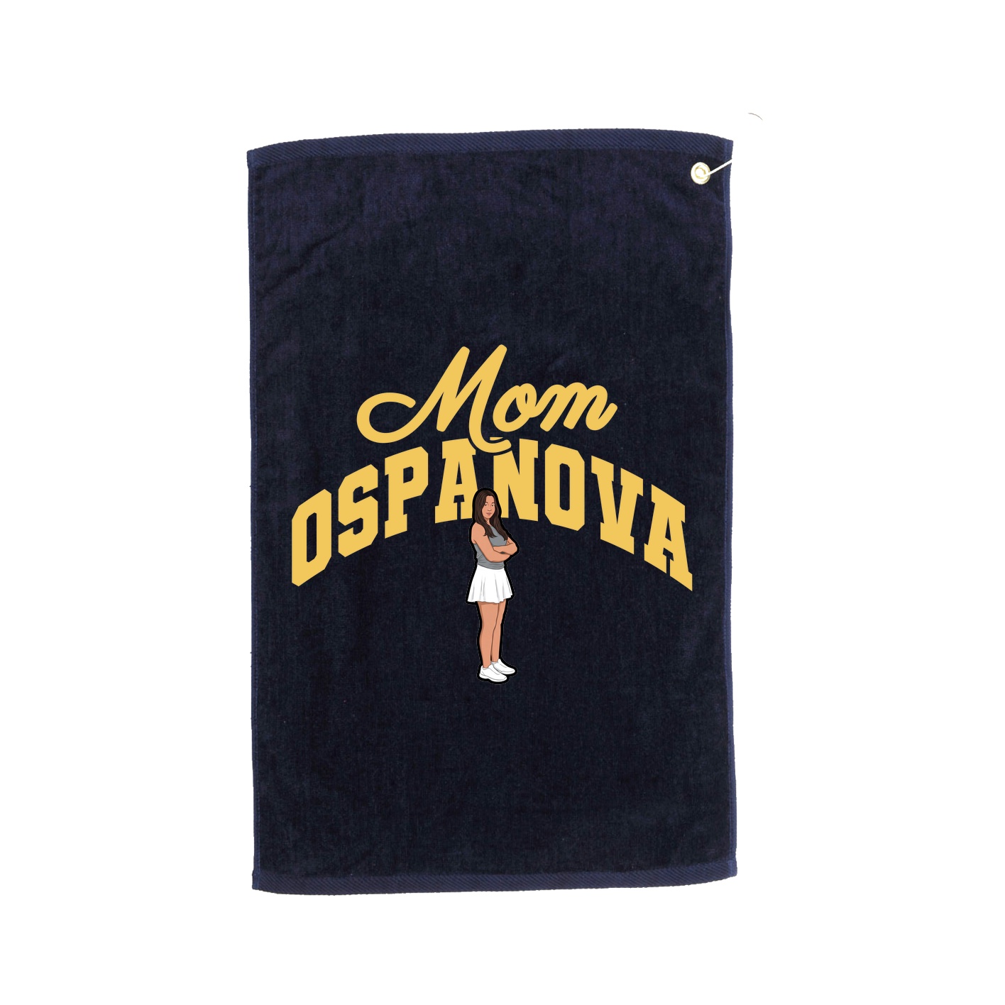 Golf Towel — Mothers Day Arch in Navy