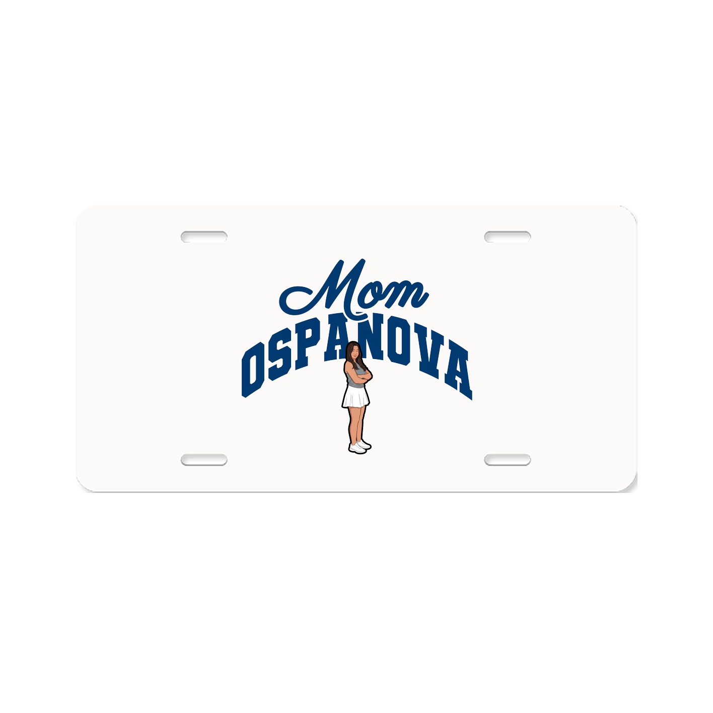 License Plate — Mothers Day Arch in Classic
