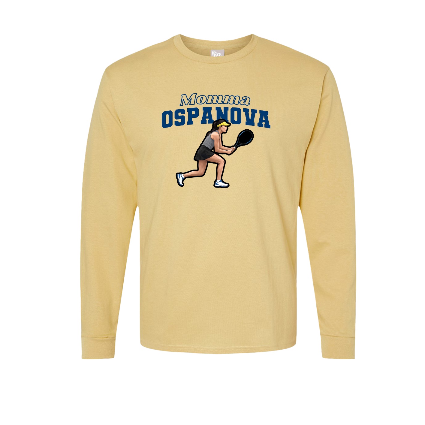 Long Sleeve Tee — Mothers Day Block in Vegas Gold