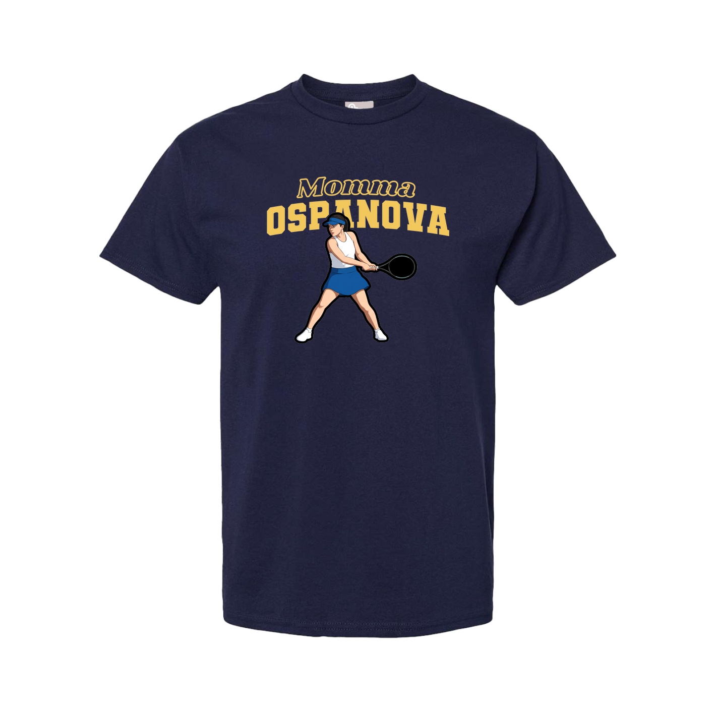 Youth Tee — Mothers Day Block in Navy