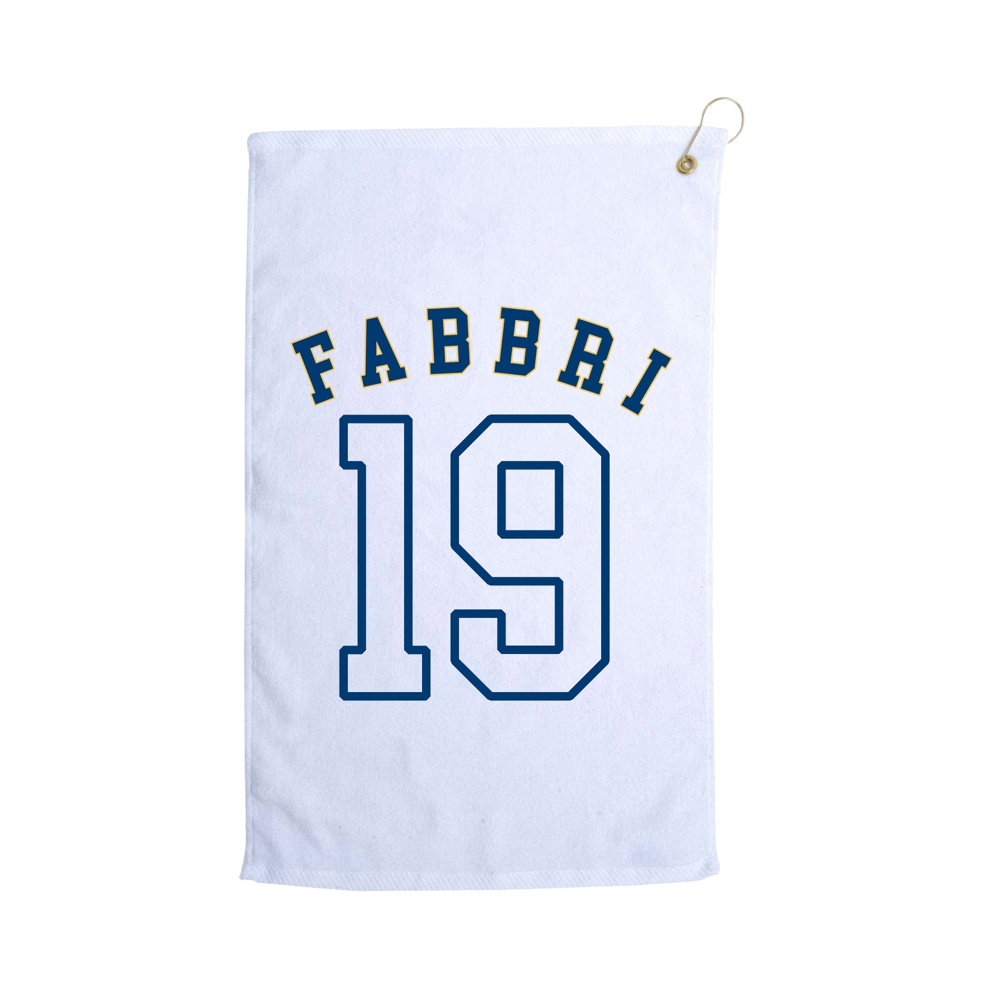 Golf Towel — Shirsey Arch in White