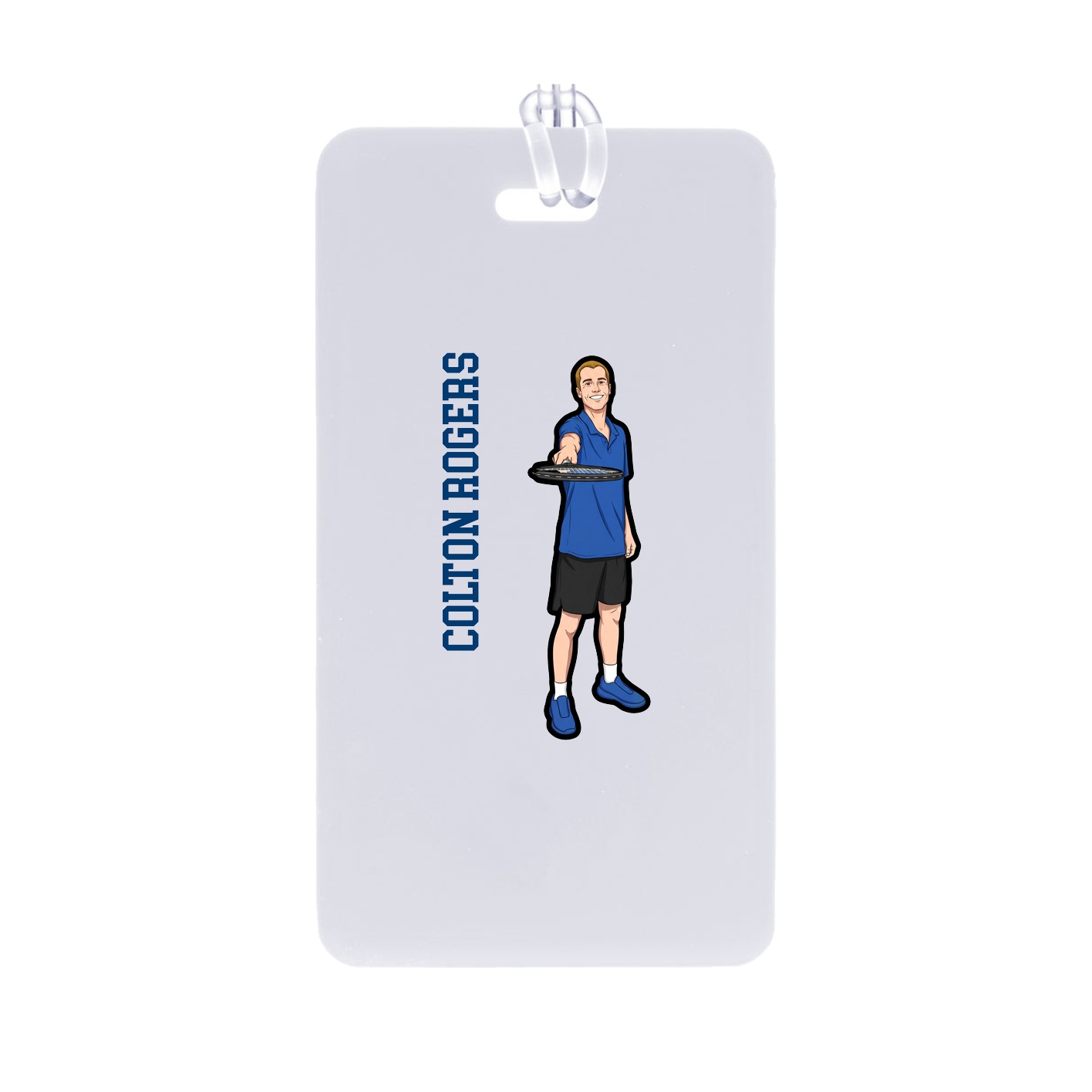 Bag Tag — Name Vertical in Classic