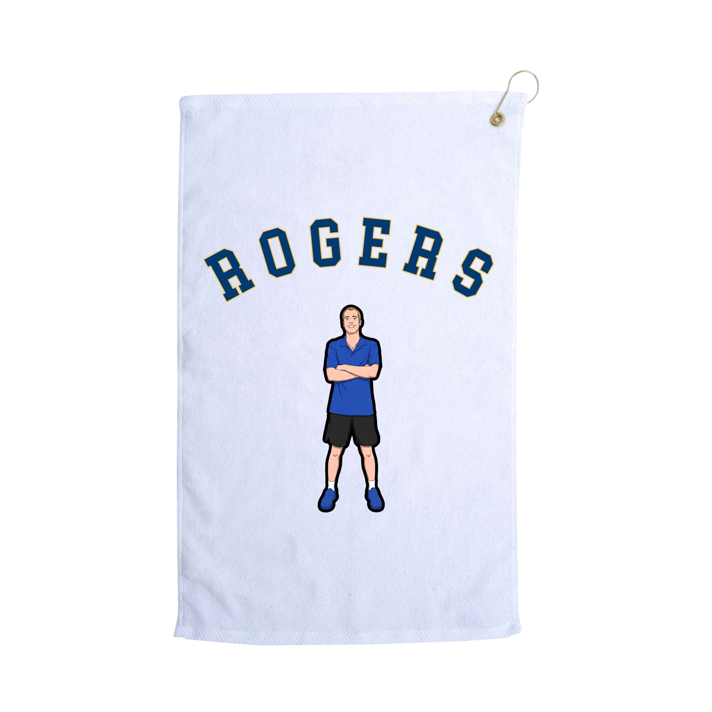 Golf Towel — Shirsey Arch in White