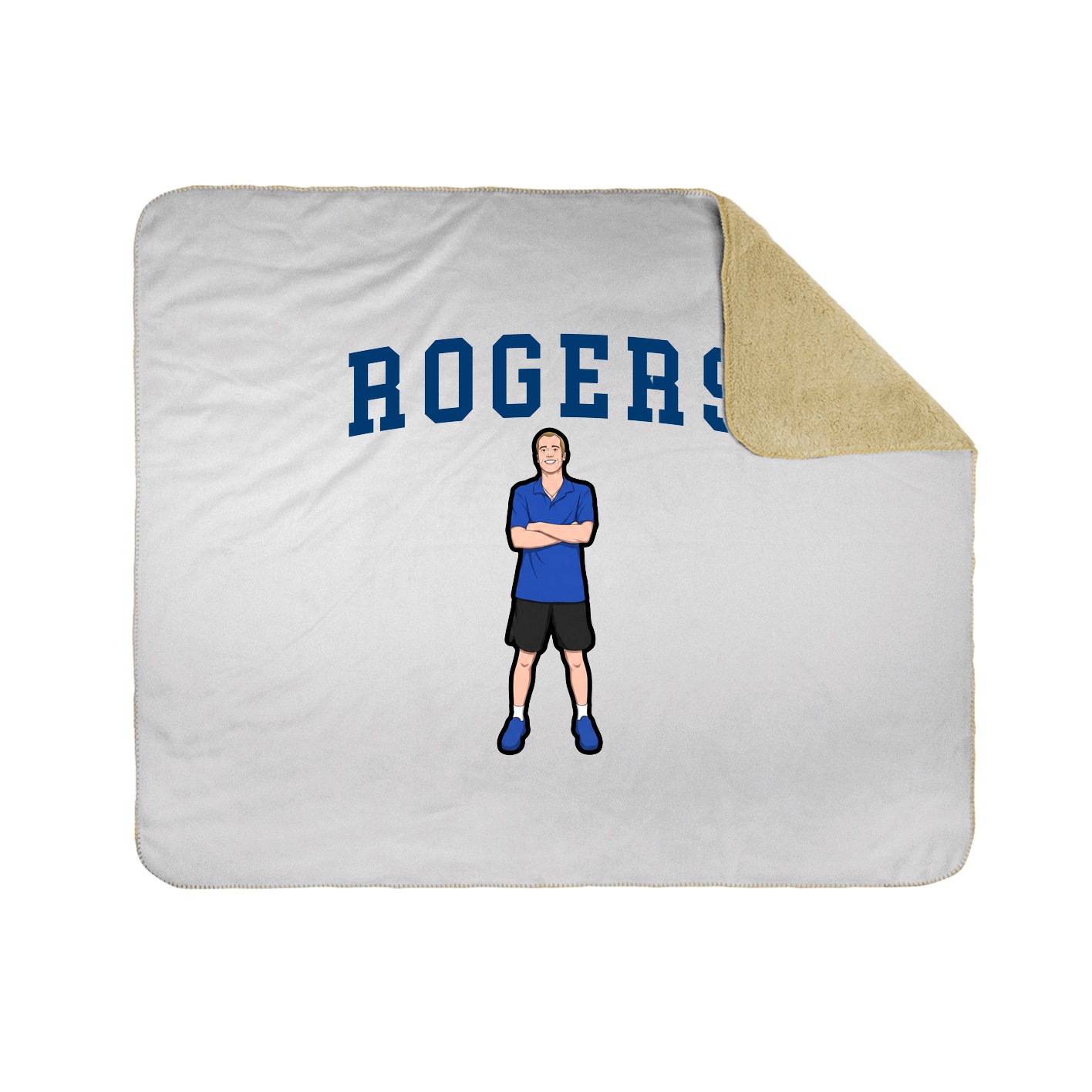 Throw Blanket — Shirsey in White